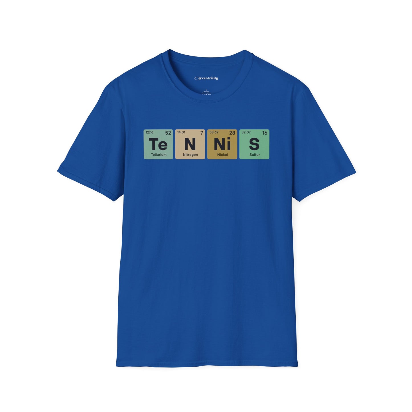 "Periodic Tennis Vintage" - Premium Physics Shirt