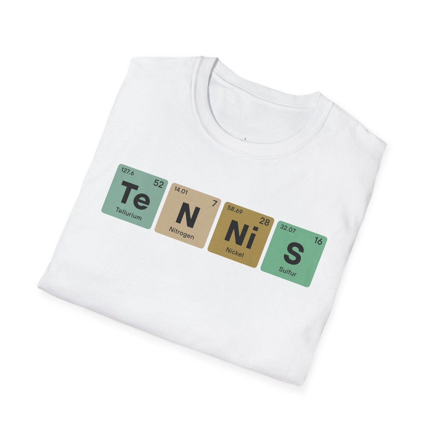 "Periodic Tennis Vintage" - Premium Physics Shirt