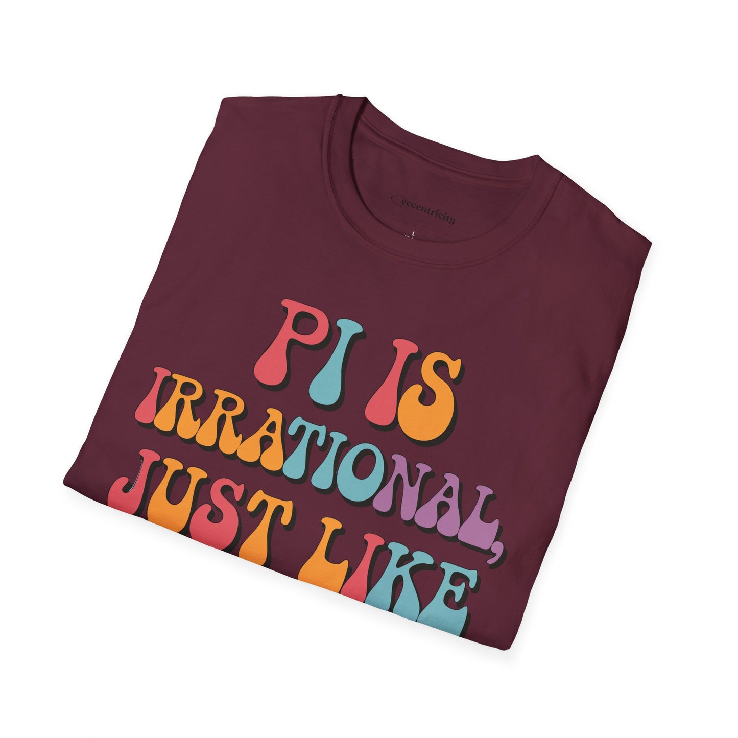 "Pi is Irrational 70s" Premium Physics Shirt