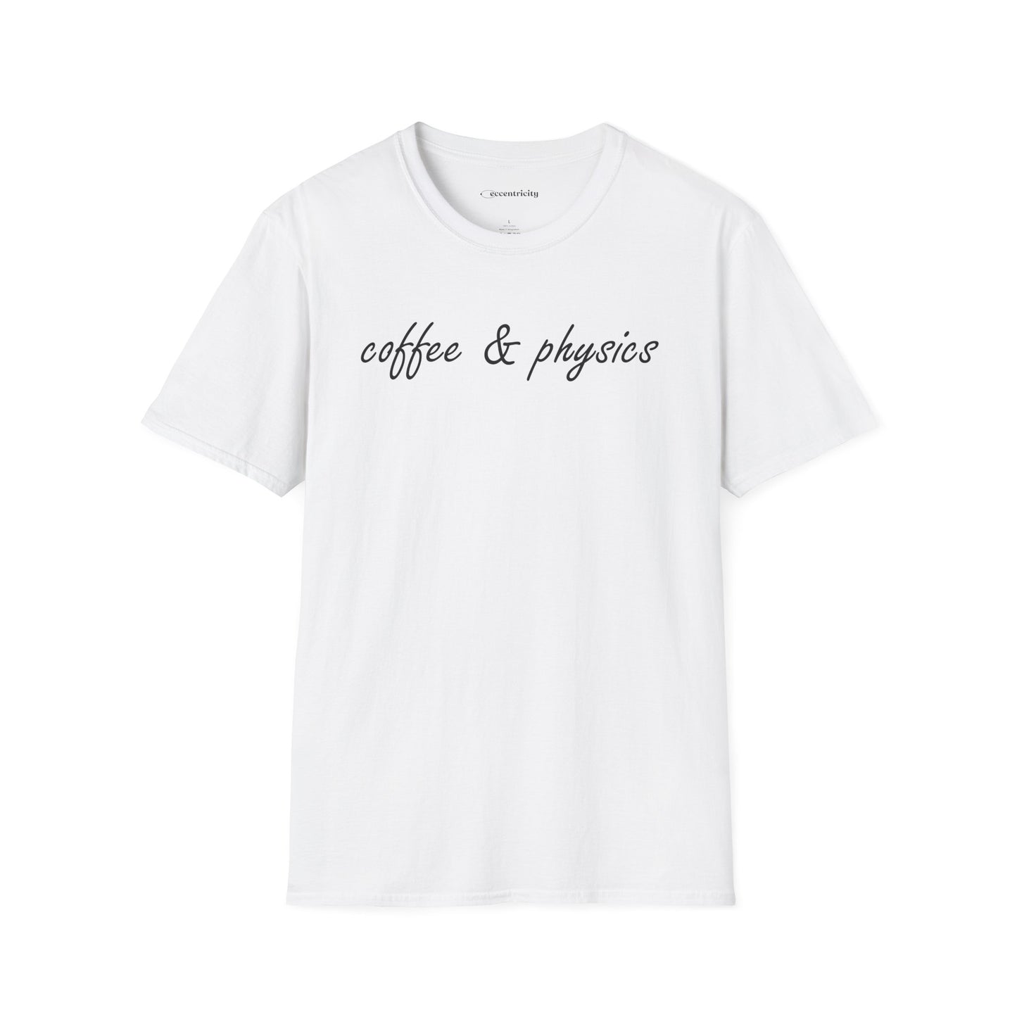 "Coffee & Physics" Unisex Softstyle Tee