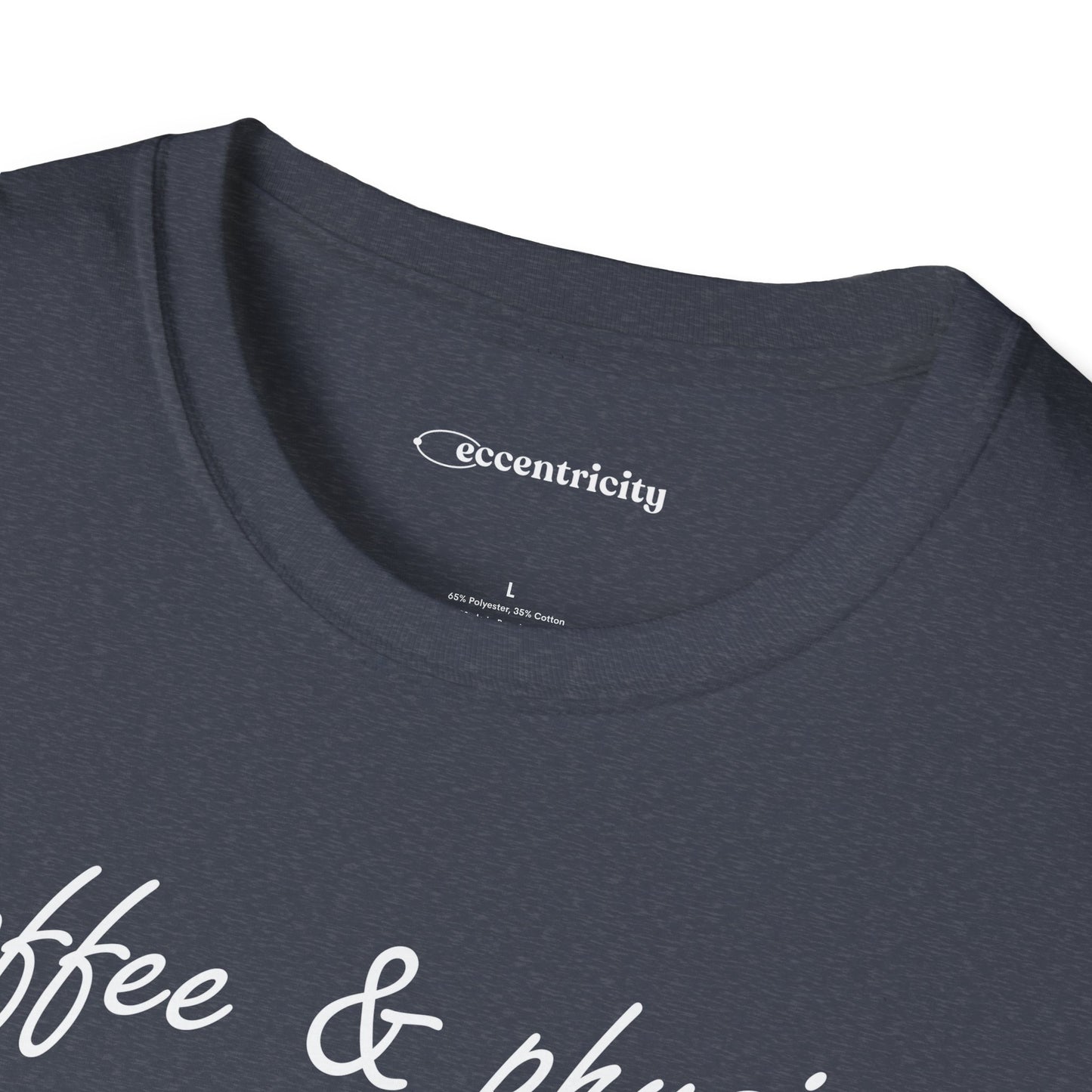 "Coffee & Physics" Unisex Softstyle Tee