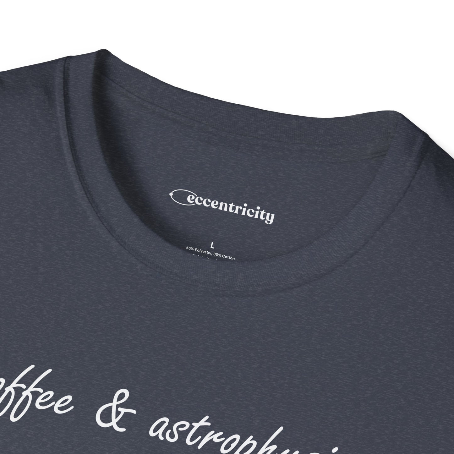 "Coffee & Astrophysics" Premium Physics Shirt