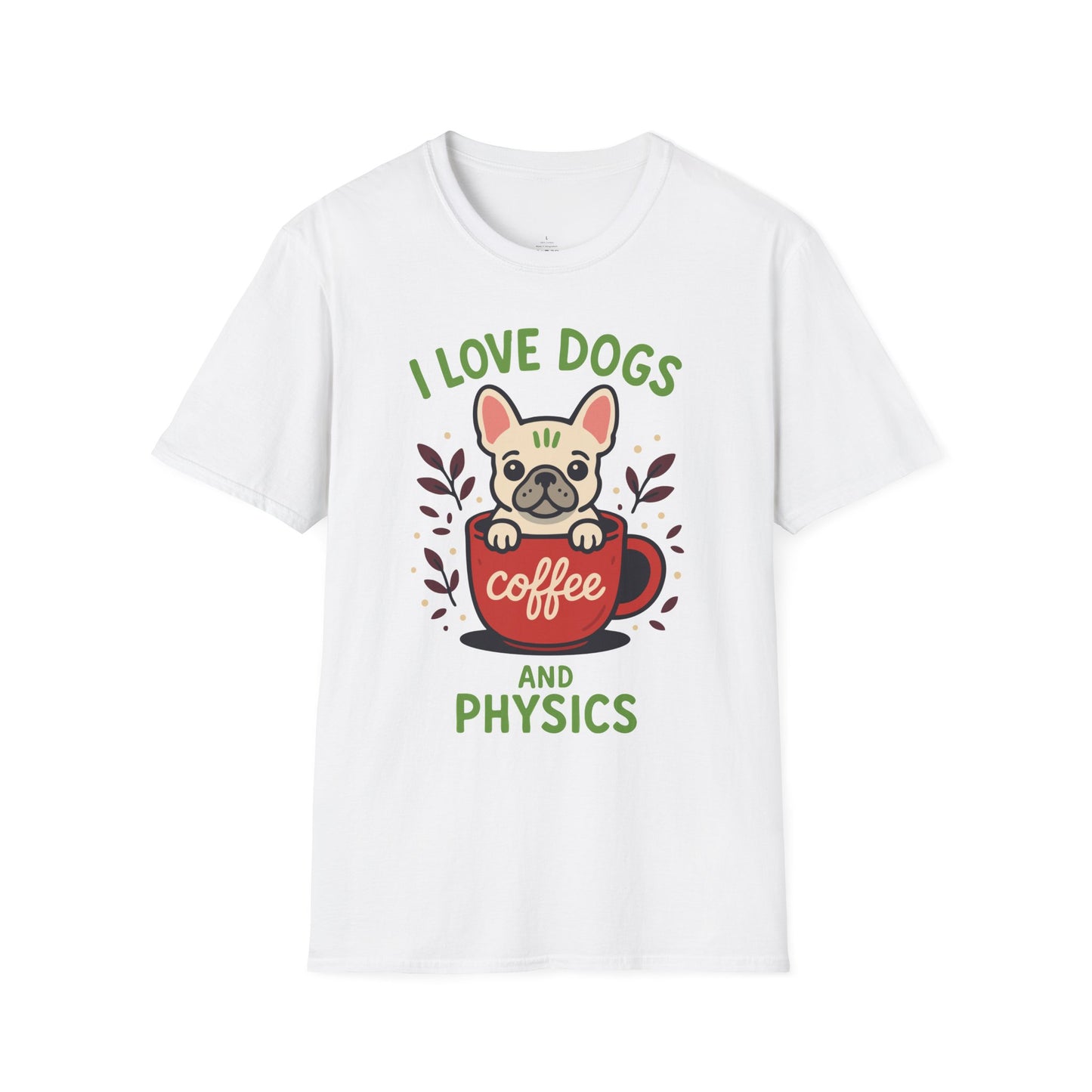 "I Love Dogs and Physics" - Premium Physics Shirt