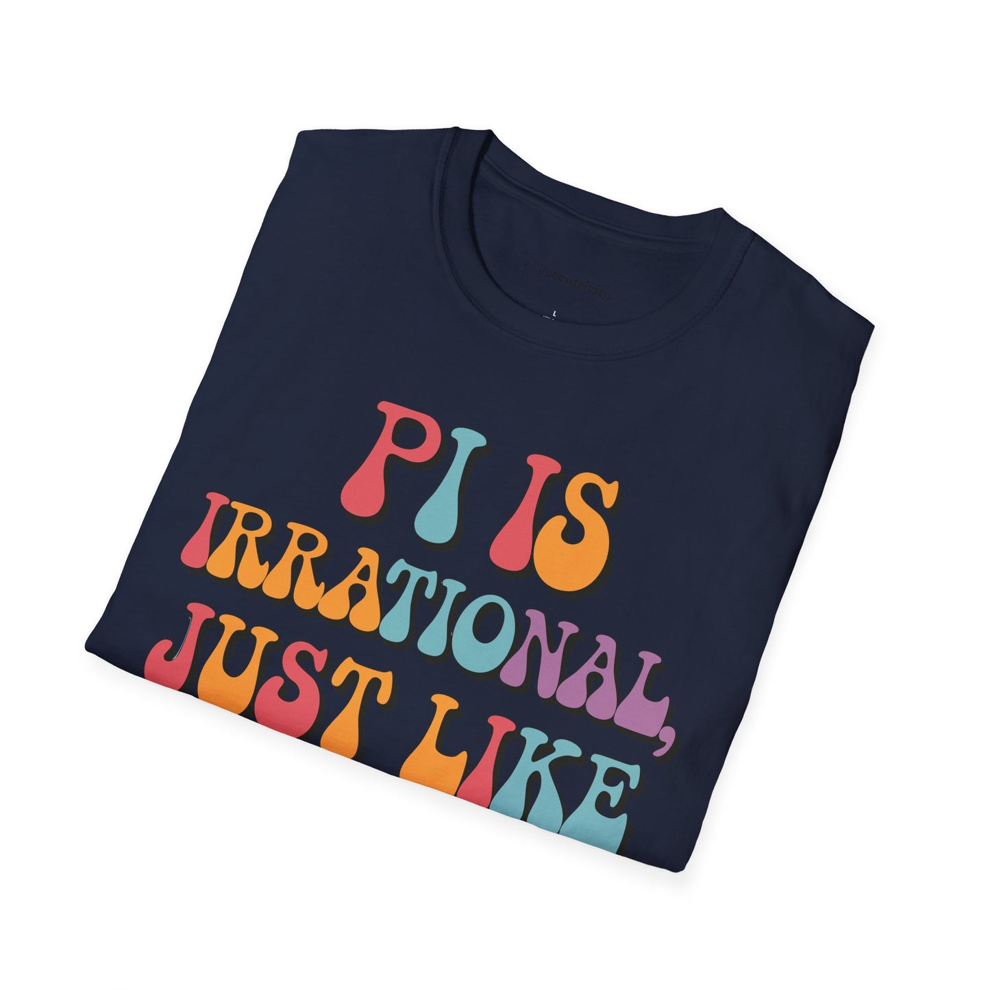 "Pi is Irrational 70s" Premium Physics Shirt