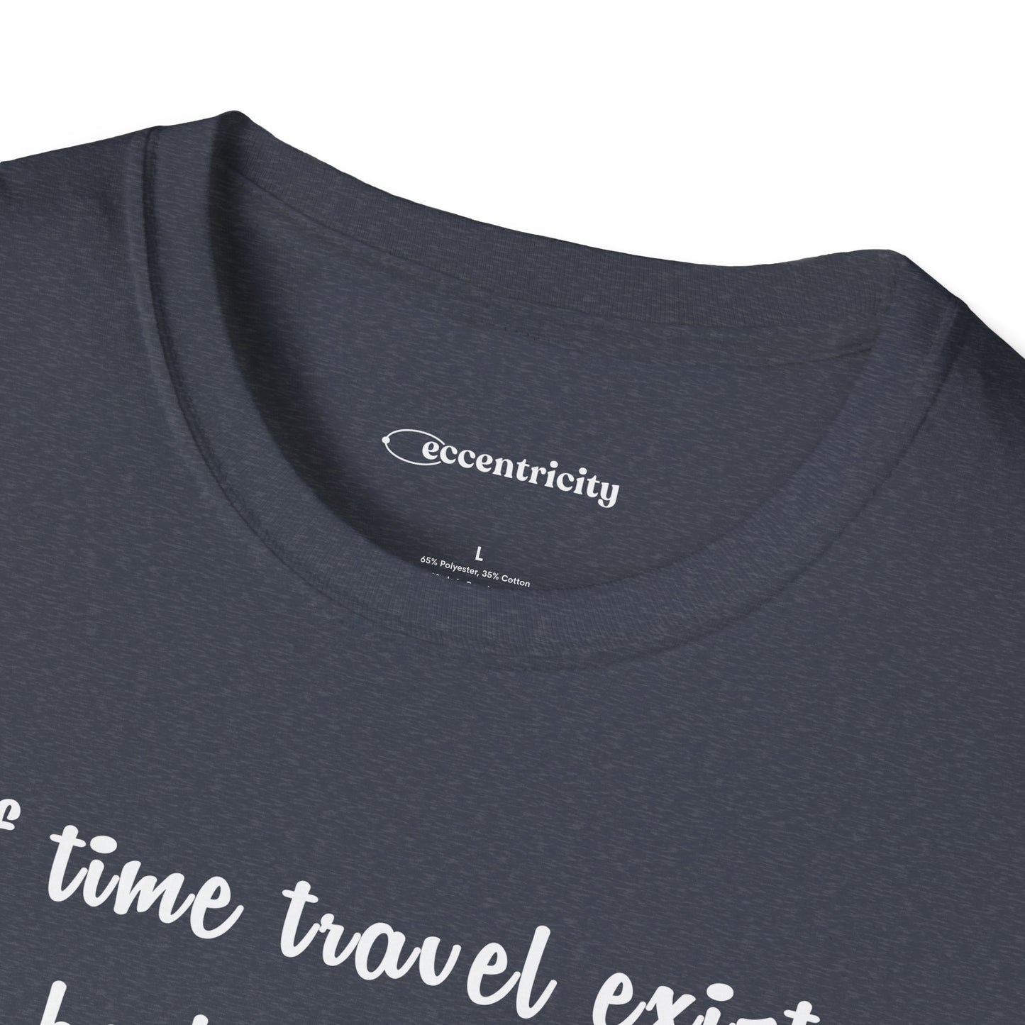 "If time travel exists 002" Premium Physics Shirt
