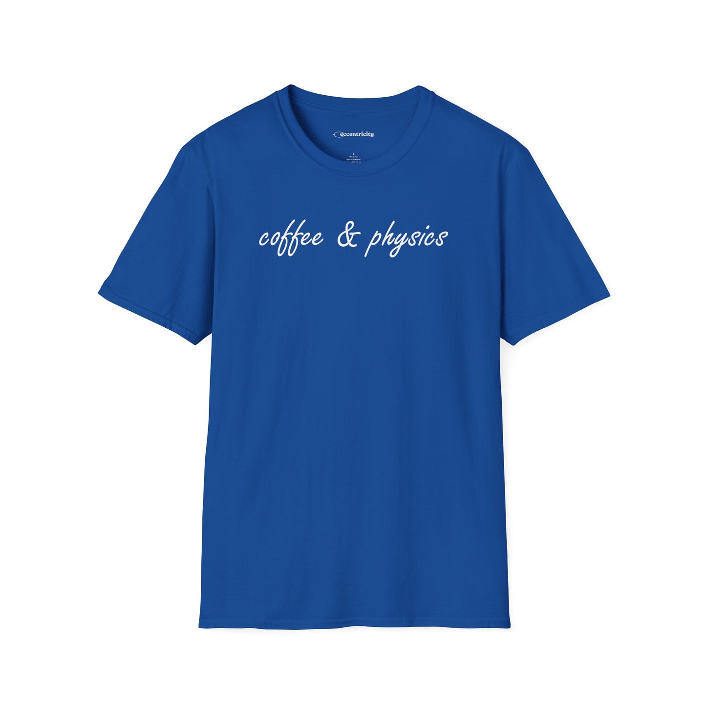"Coffee & Physics" Unisex Softstyle Tee