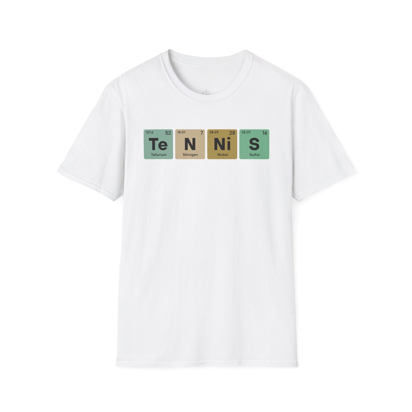 "Periodic Tennis Vintage" - Premium Physics Shirt