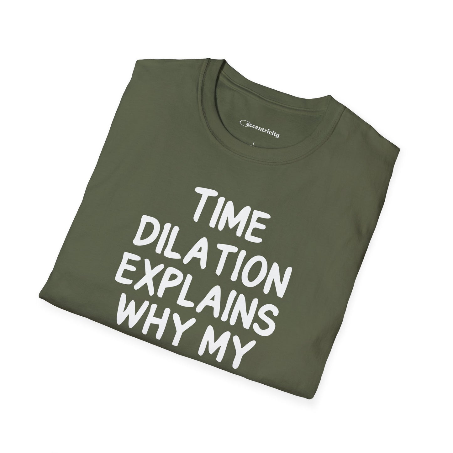 "Time Dilation Expalins 003" Premium Physics Shirt
