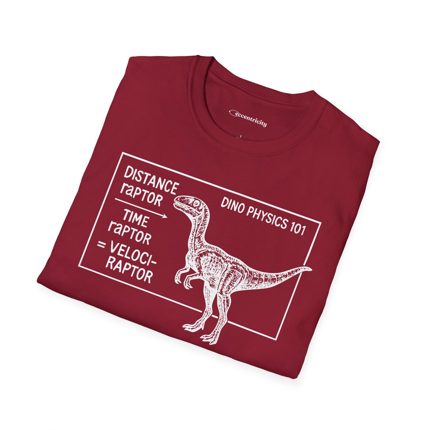 "Velociraptor" - Physics T-shirt; The Ultimate Tee for Physicists🧪⚡