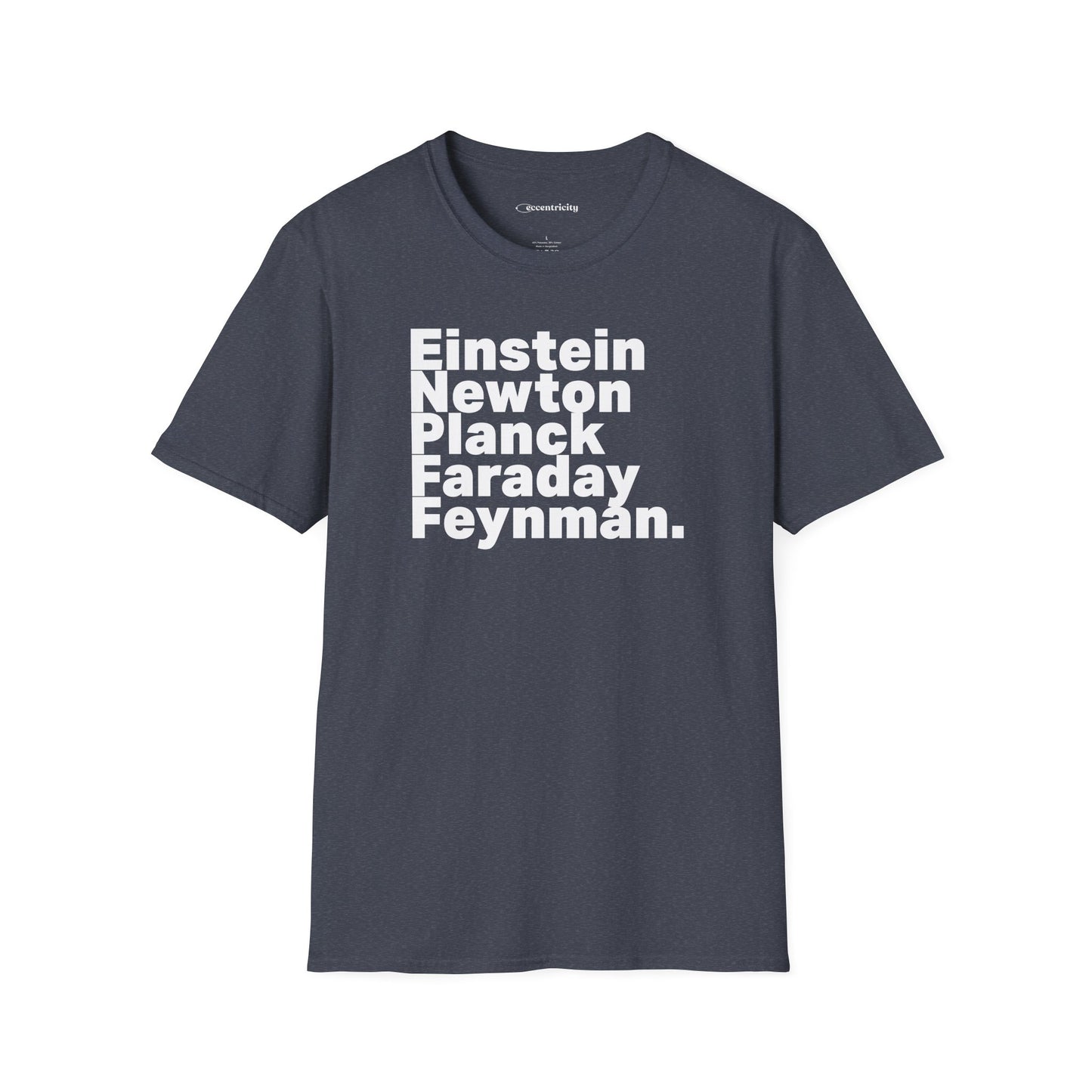 "Einstein Newton Planck Fraday Feynman"Premium Physics Shirt