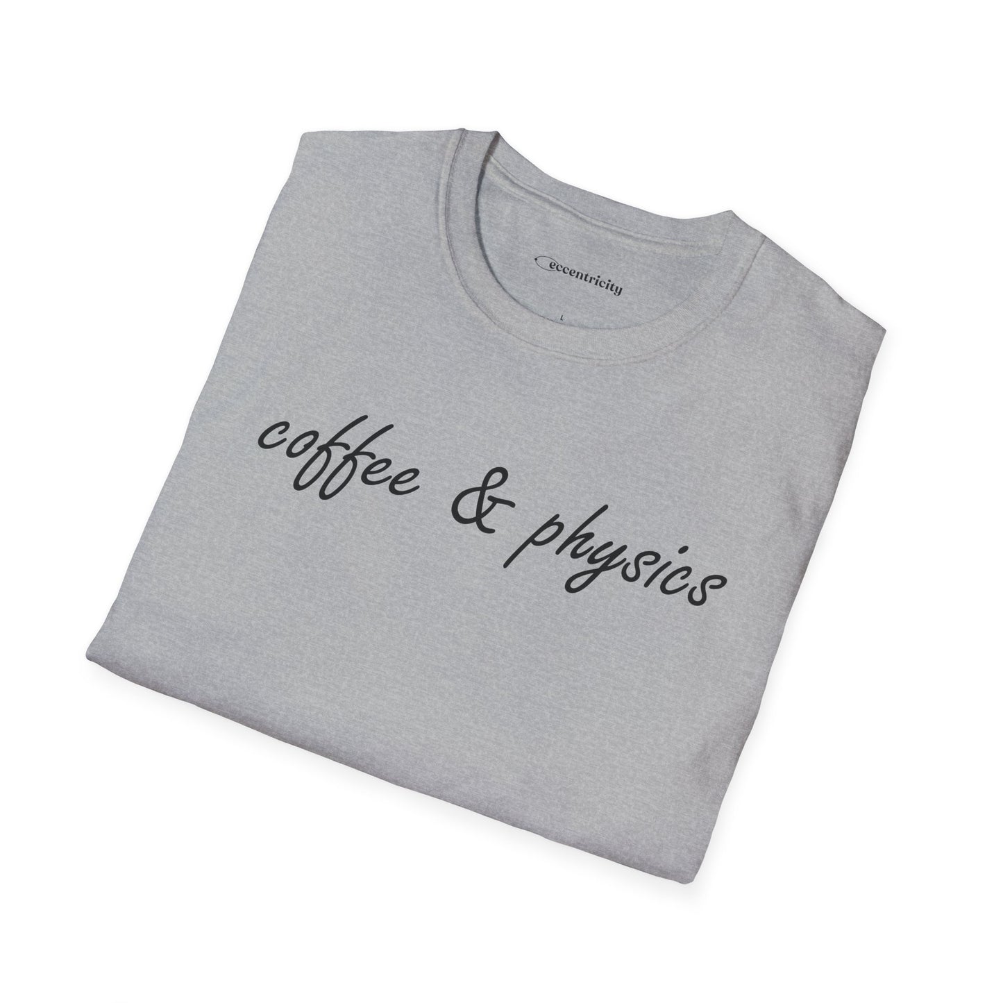 "Coffee & Physics" Unisex Softstyle Tee