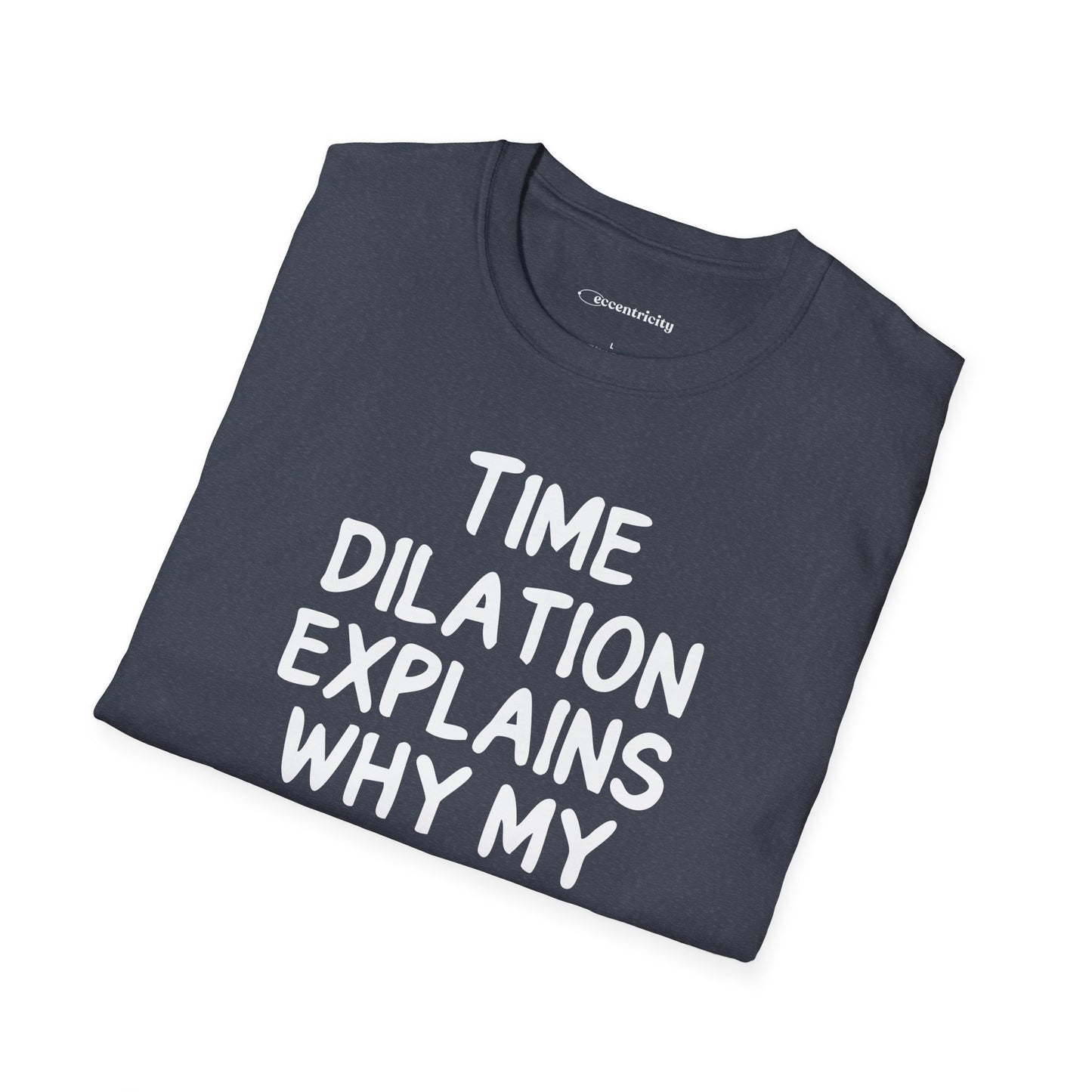 "Time Dilation Expalins 003" Premium Physics Shirt