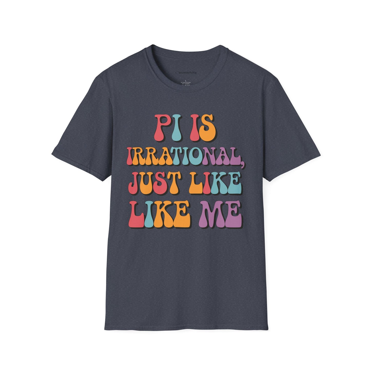 "Pi is Irrational 70s" Premium Physics Shirt