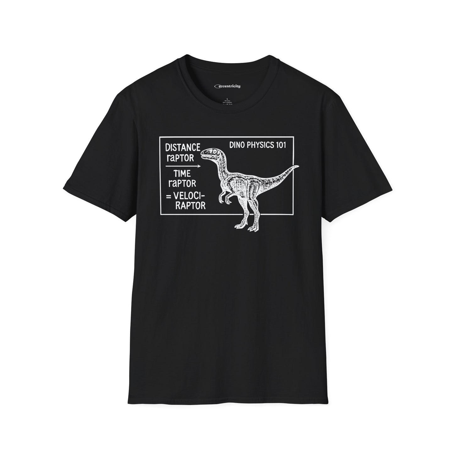 "Velociraptor" - Physics T-shirt; The Ultimate Tee for Physicists🧪⚡