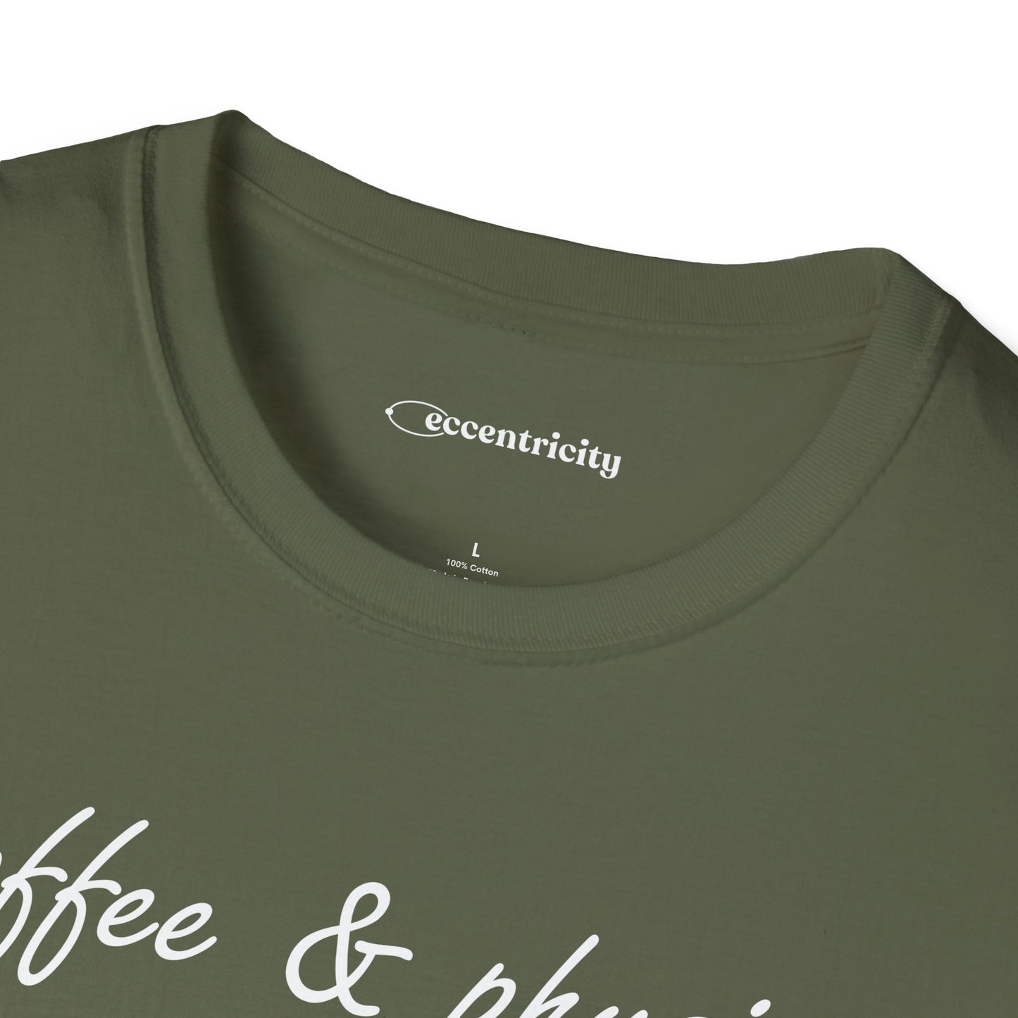 "Coffee & Physics" Unisex Softstyle Tee