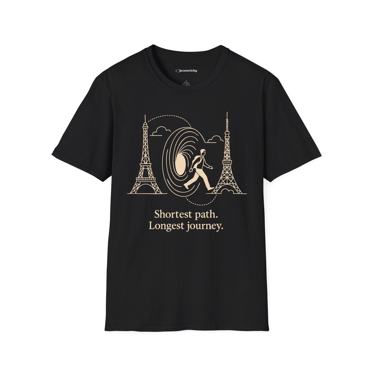"Blackhole- Shortest Path" - Premium Physics Shirt