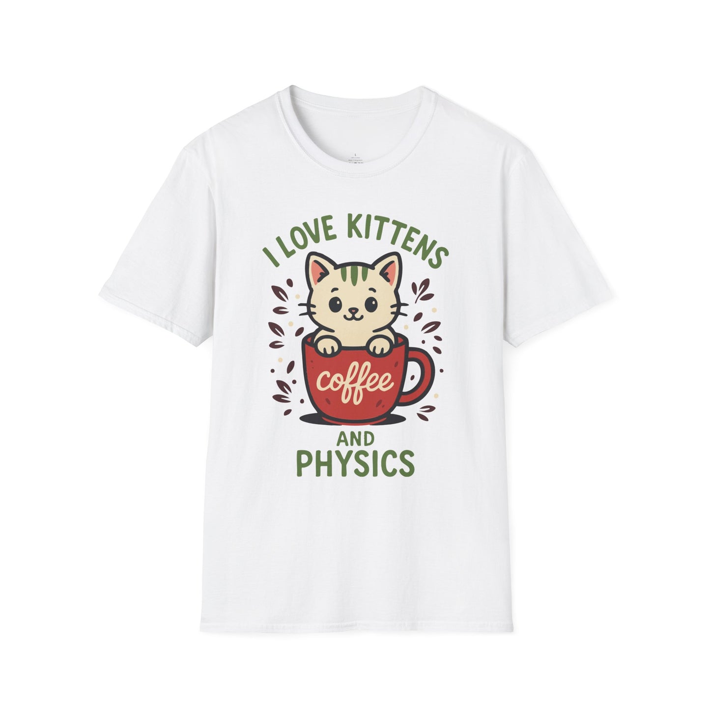 "I Love Kittens and Physics" - Premium Physics Shirt