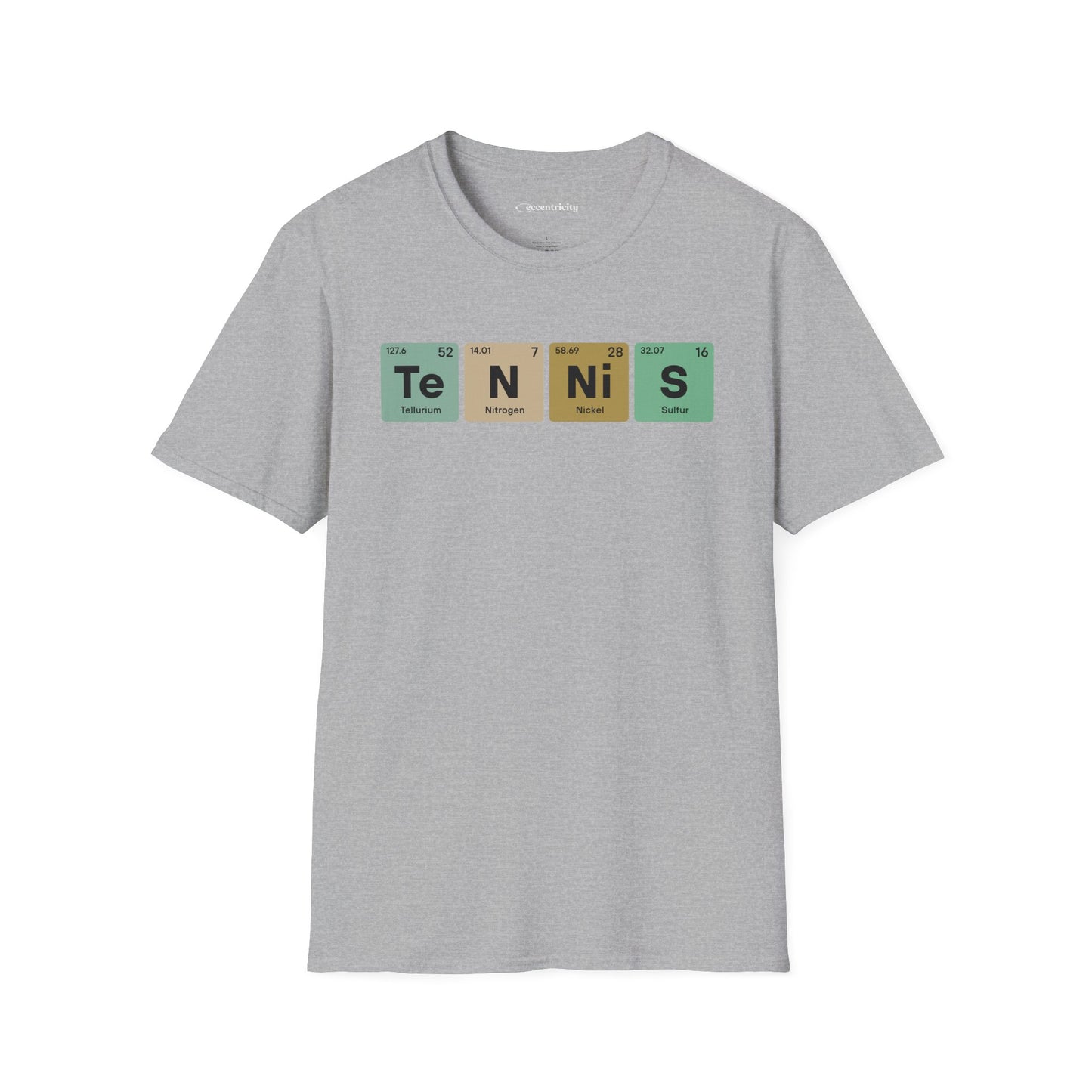 "Periodic Tennis Vintage" - Premium Physics Shirt