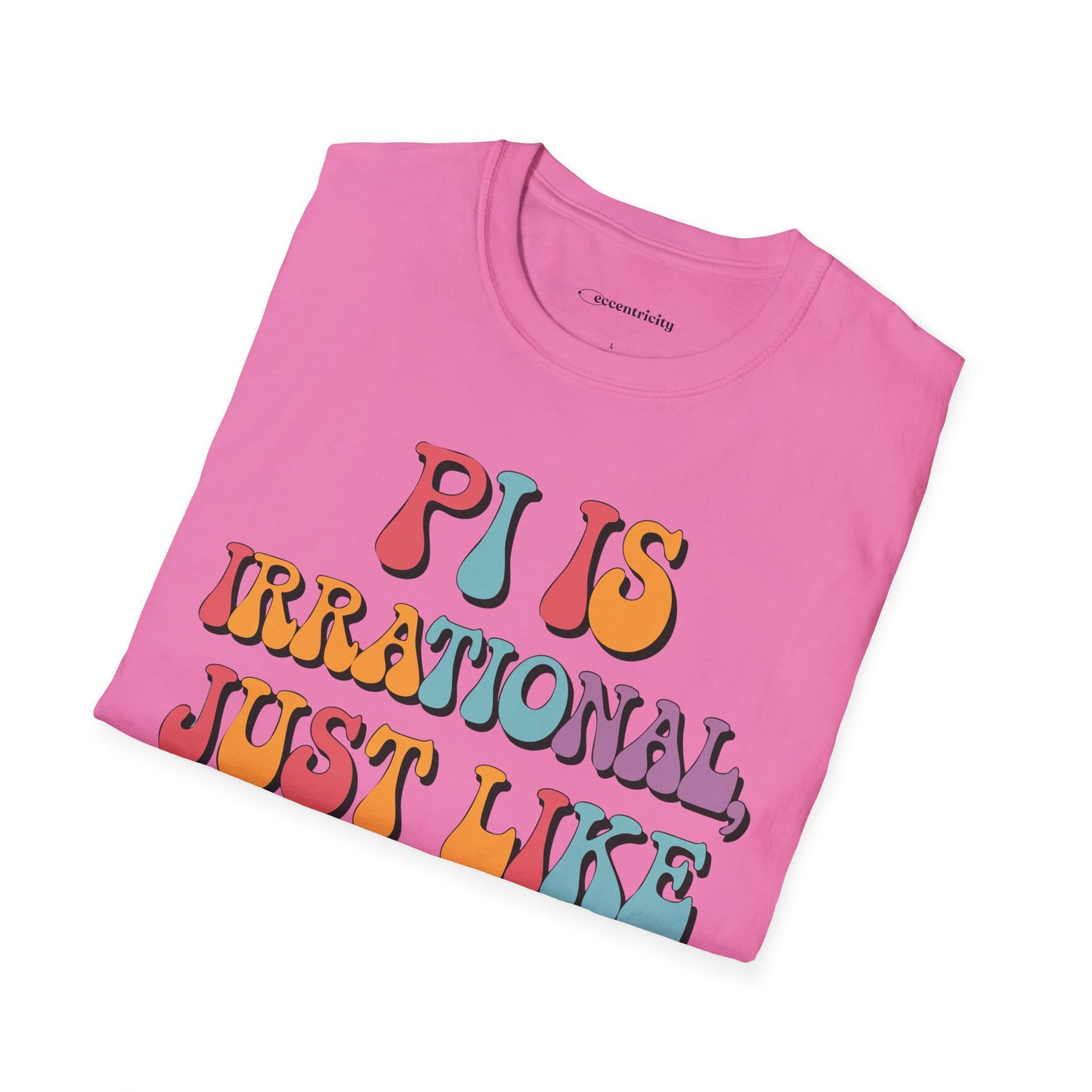 "Pi is Irrational 70s" Premium Physics Shirt