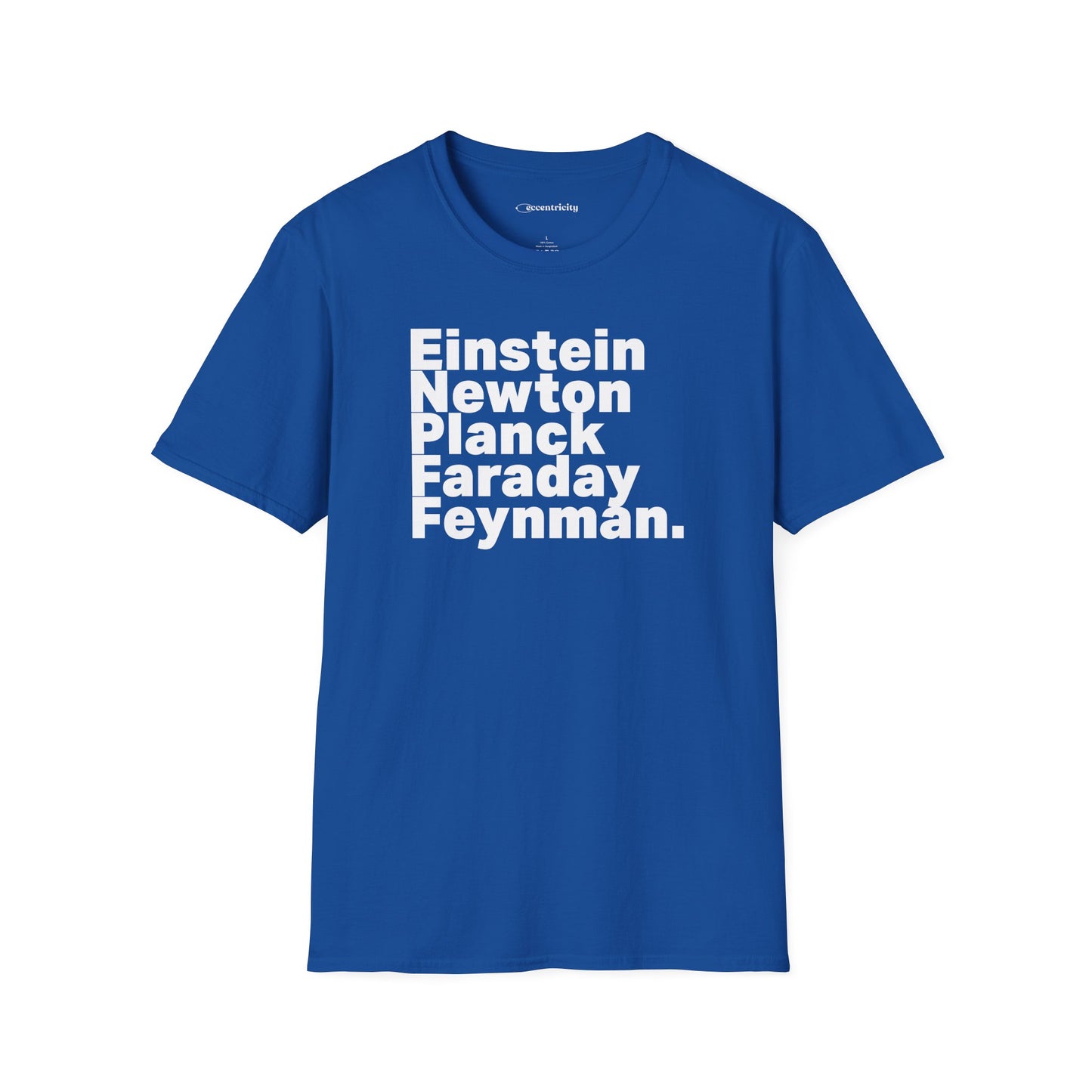 "Einstein Newton Planck Fraday Feynman"Premium Physics Shirt