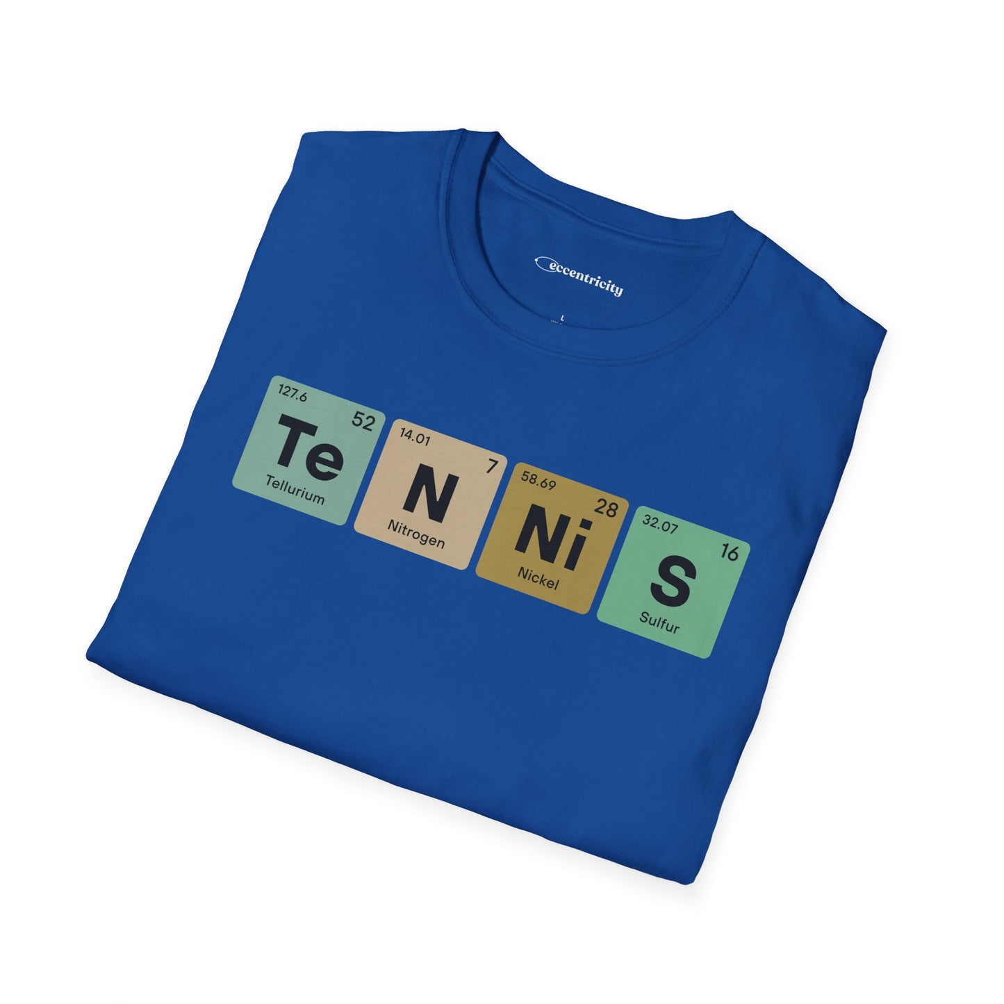 "Periodic Tennis Vintage" - Premium Physics Shirt