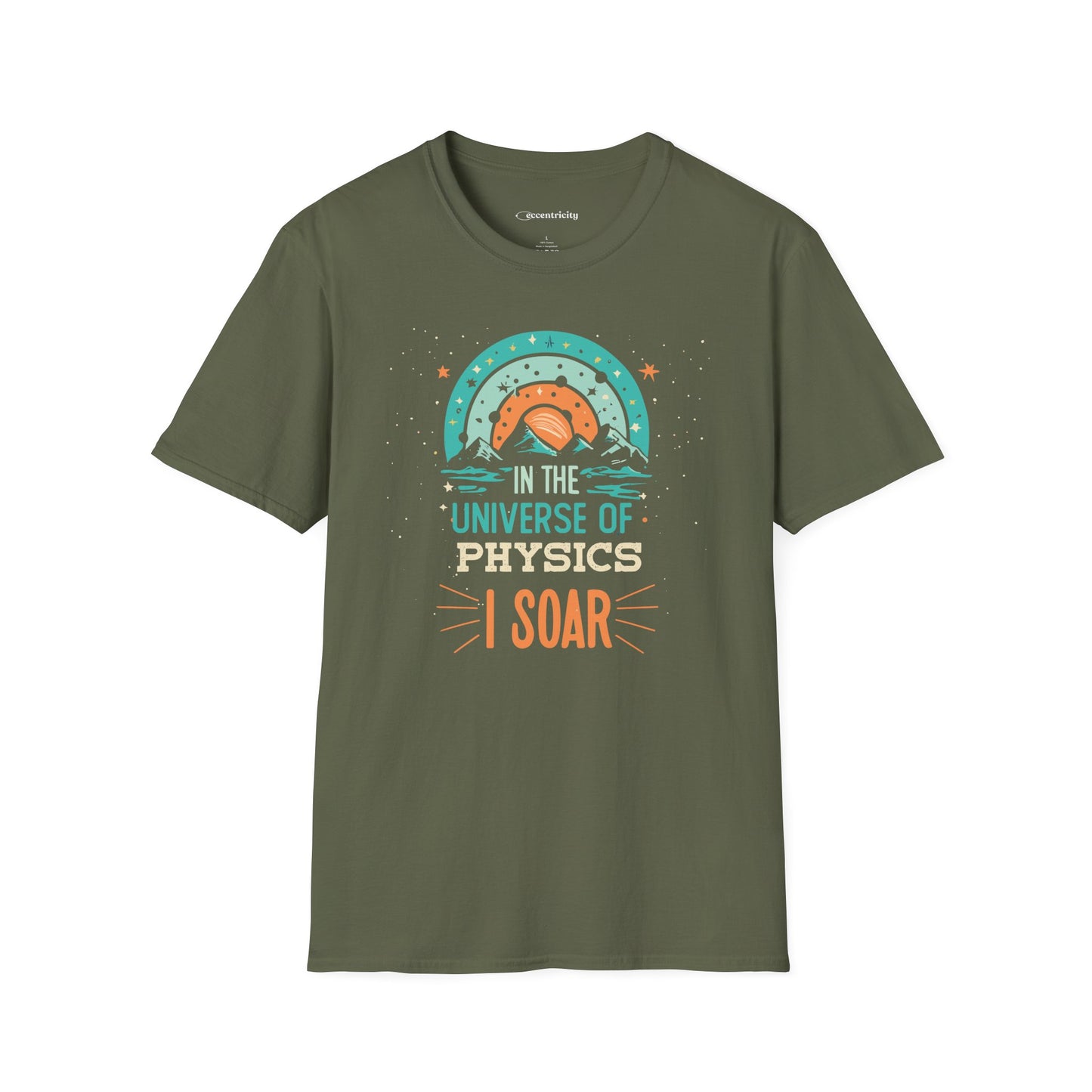 " In the Universe of Physics, I soar" Premium Physics Shirt