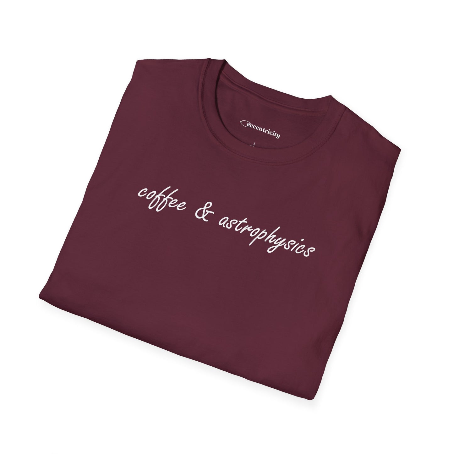 "Coffee & Astrophysics" Premium Physics Shirt