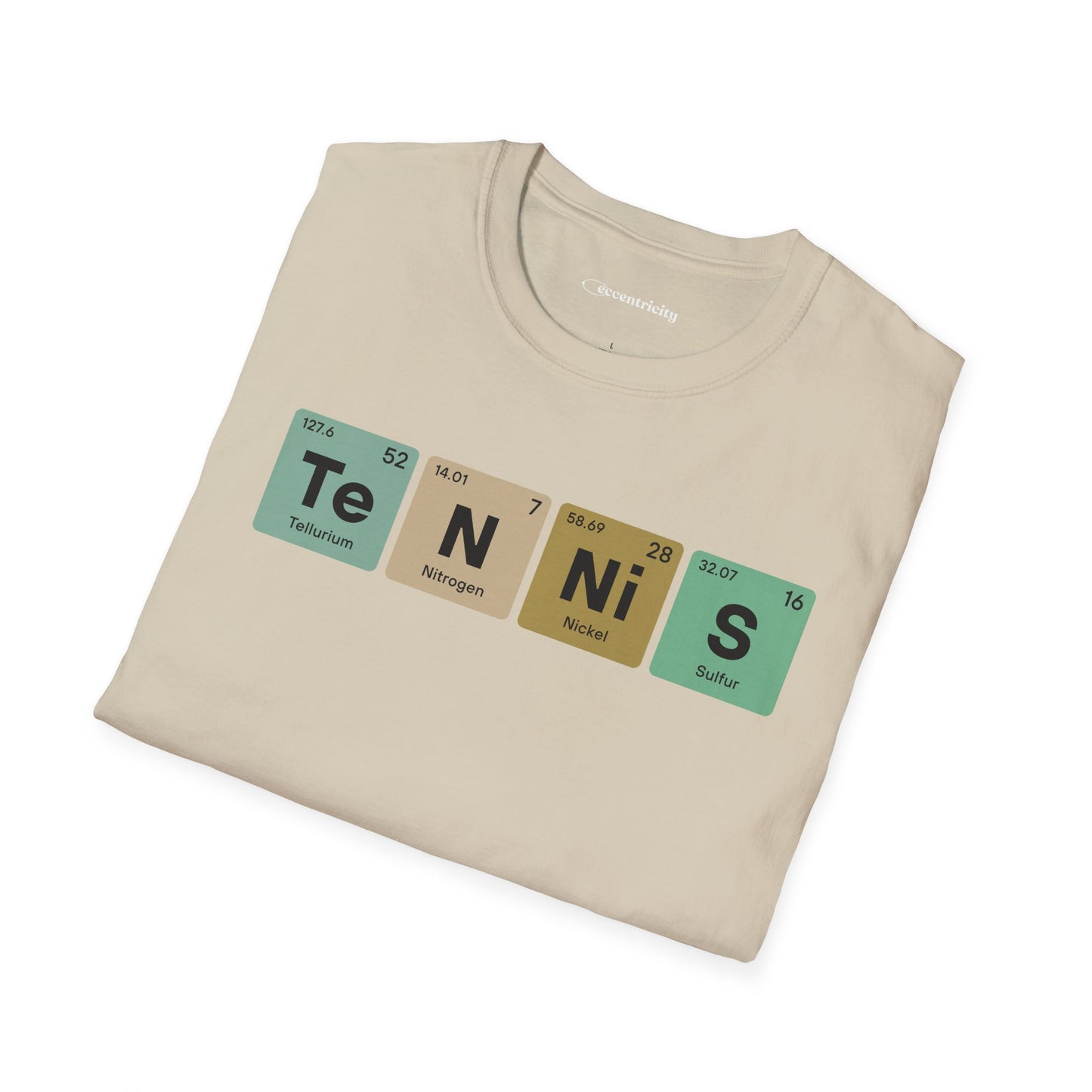 "Periodic Tennis Vintage" - Premium Physics Shirt