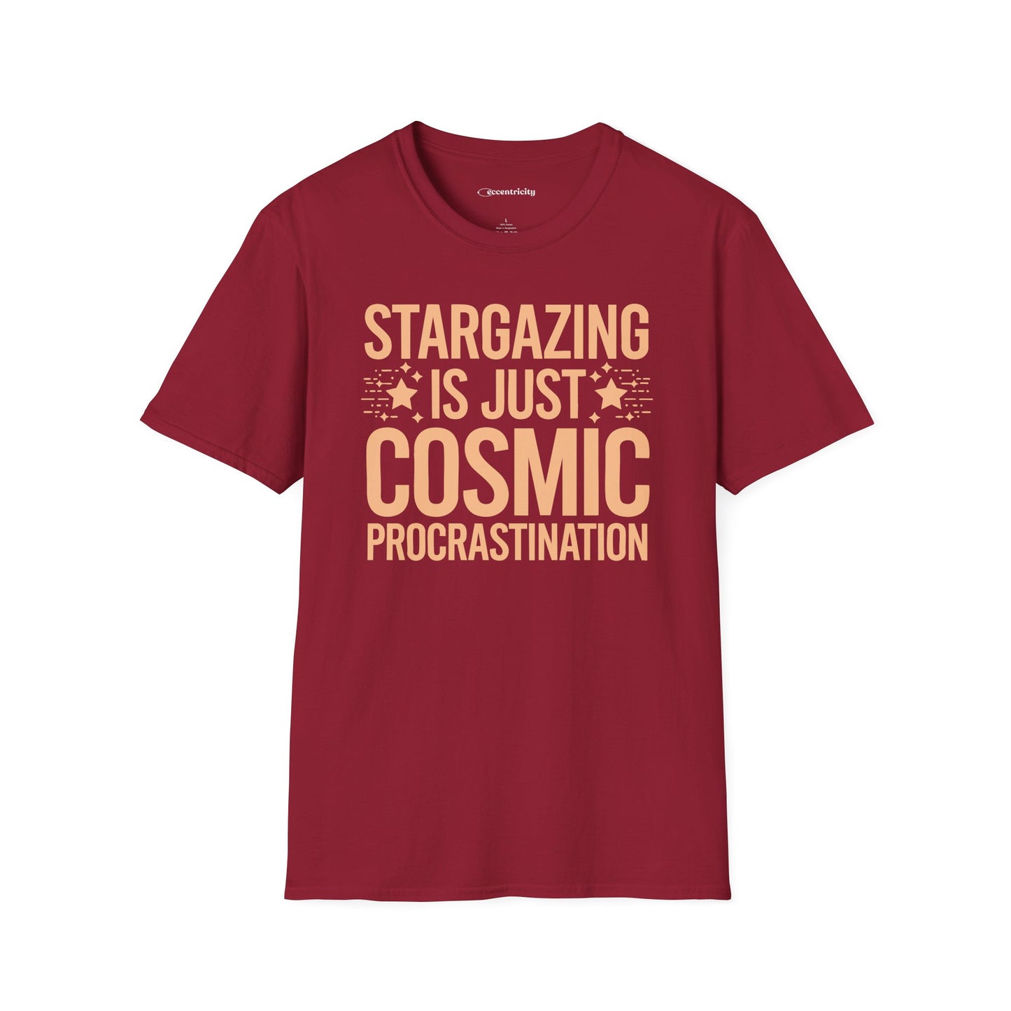 "Stargazing is Just Cosmic Procrastination" - Premium Physics Shirt
