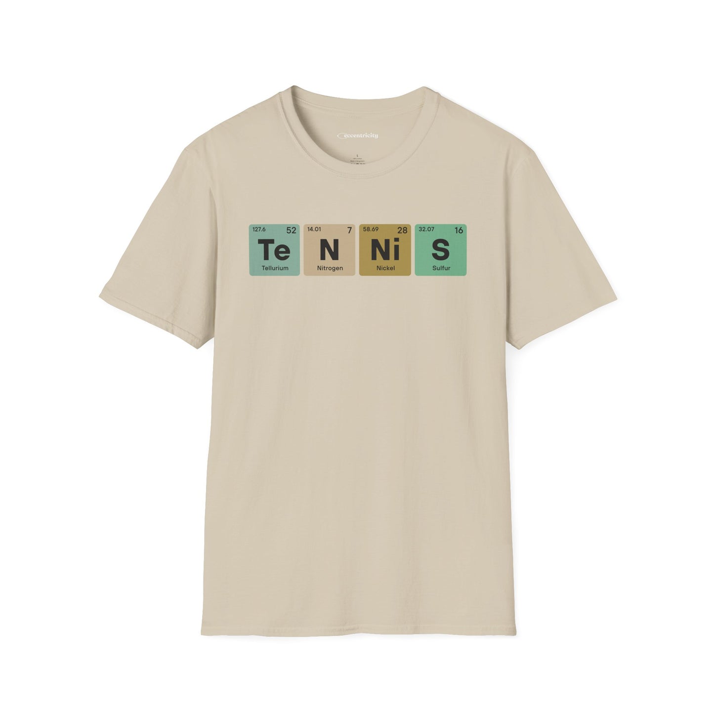 "Periodic Tennis Vintage" - Premium Physics Shirt
