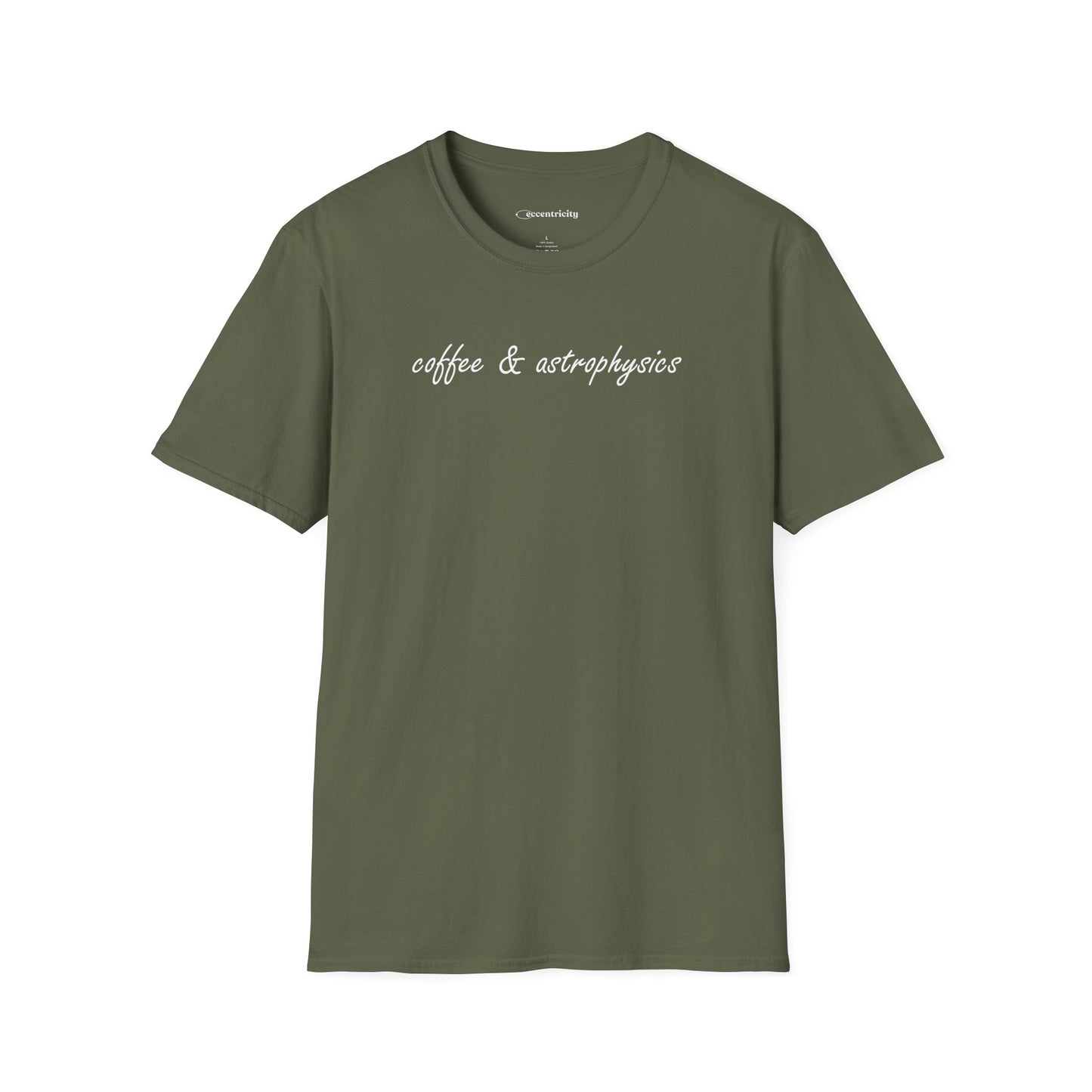 "Coffee & Astrophysics" Premium Physics Shirt