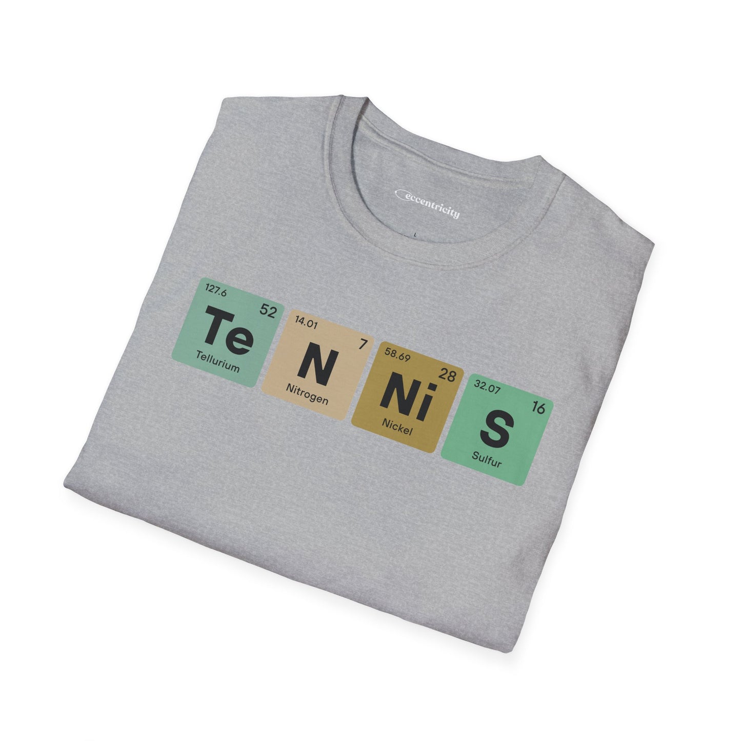 "Periodic Tennis Vintage" - Premium Physics Shirt