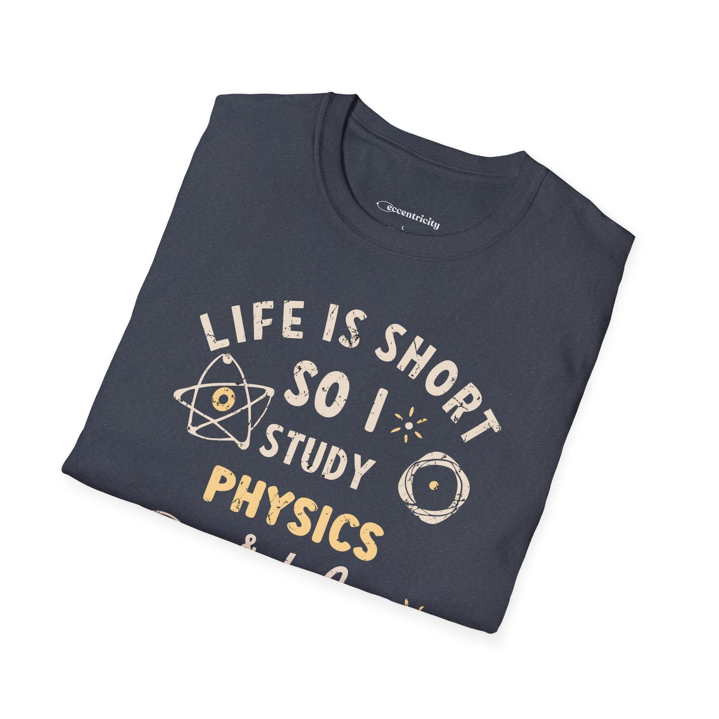 "I study Physics and Indulge in Dark Chocolate" Premium Physics Shirt