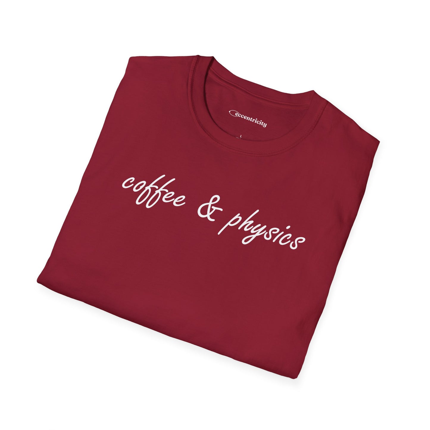 "Coffee & Physics" Unisex Softstyle Tee