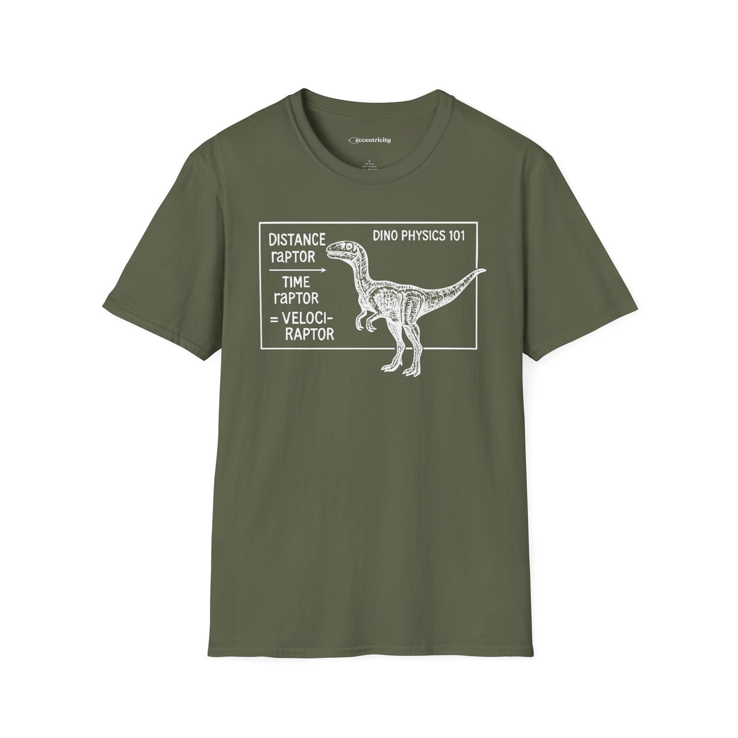 "Velociraptor" - Physics T-shirt; The Ultimate Tee for Physicists🧪⚡