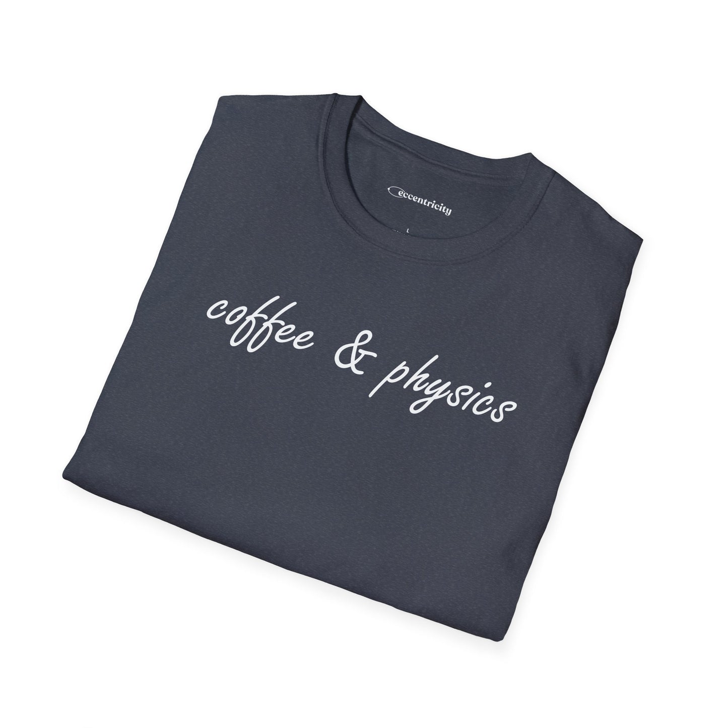 "Coffee & Physics" Unisex Softstyle Tee