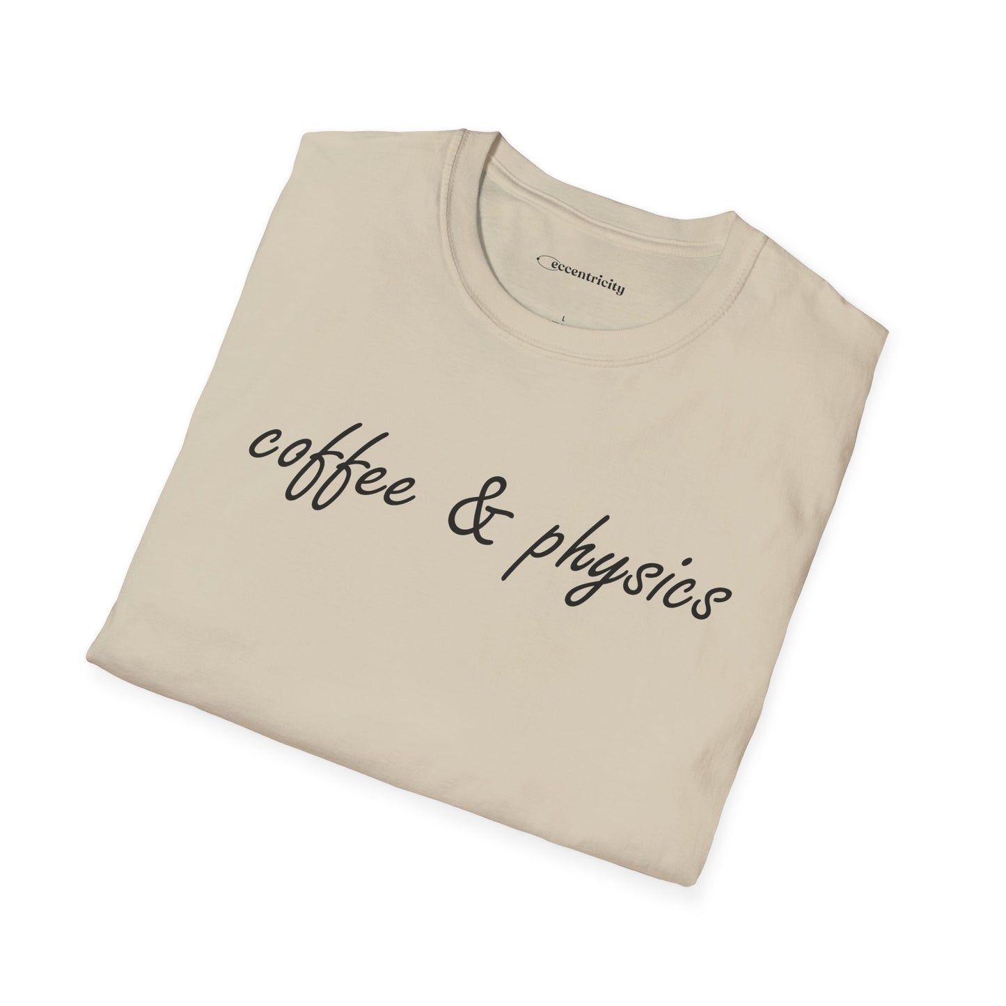 "Coffee & Physics" Unisex Softstyle Tee
