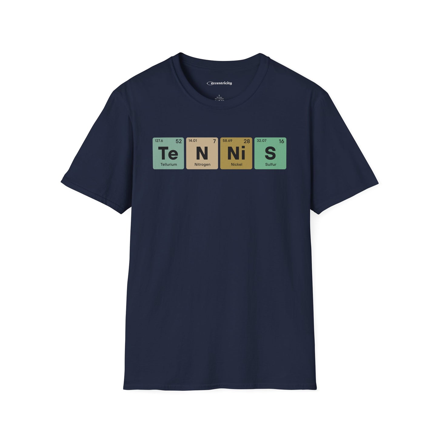 "Periodic Tennis Vintage" - Premium Physics Shirt