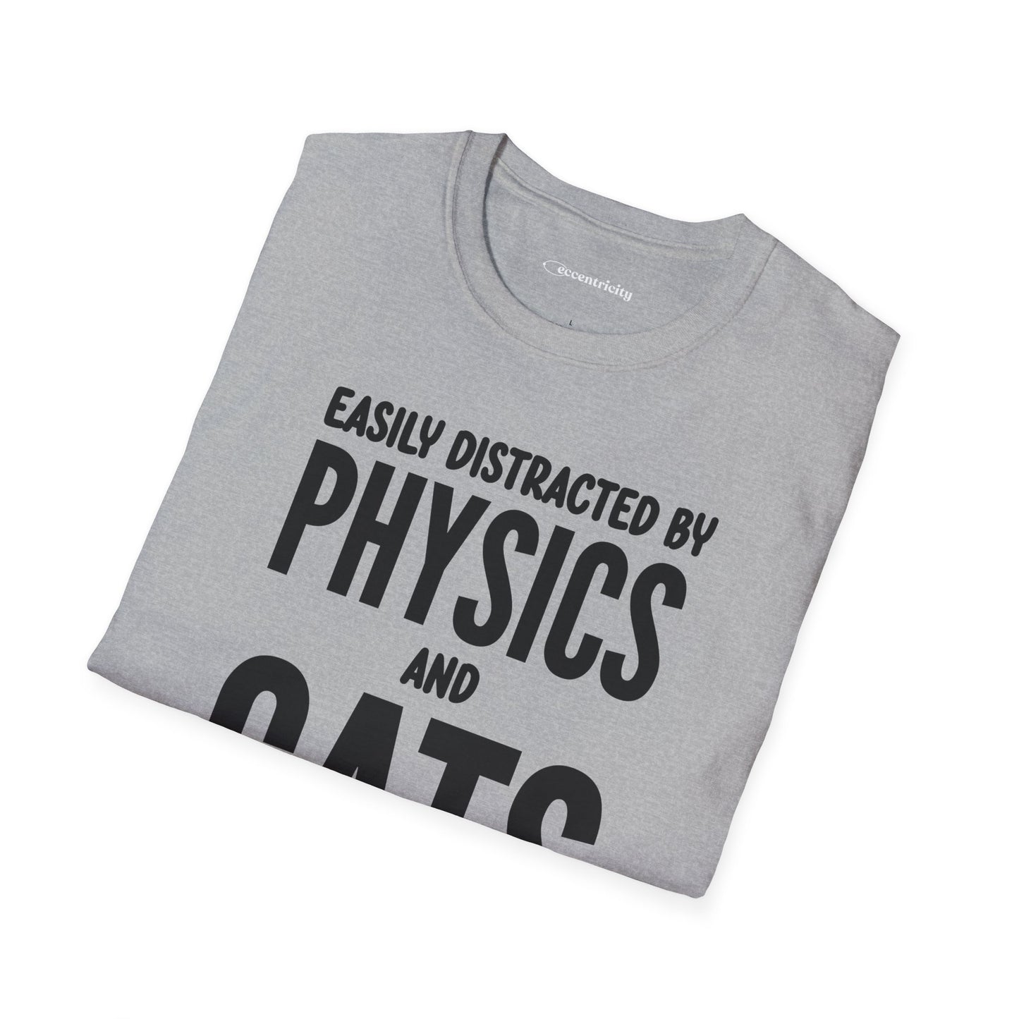 Easily Distracted by Physics and Cats - Premium Physics Shirt