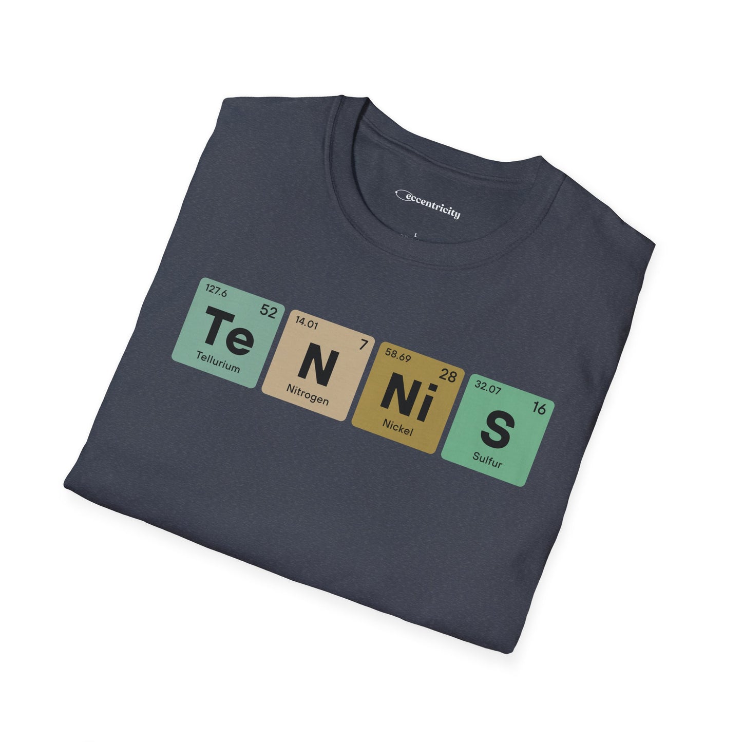 "Periodic Tennis Vintage" - Premium Physics Shirt
