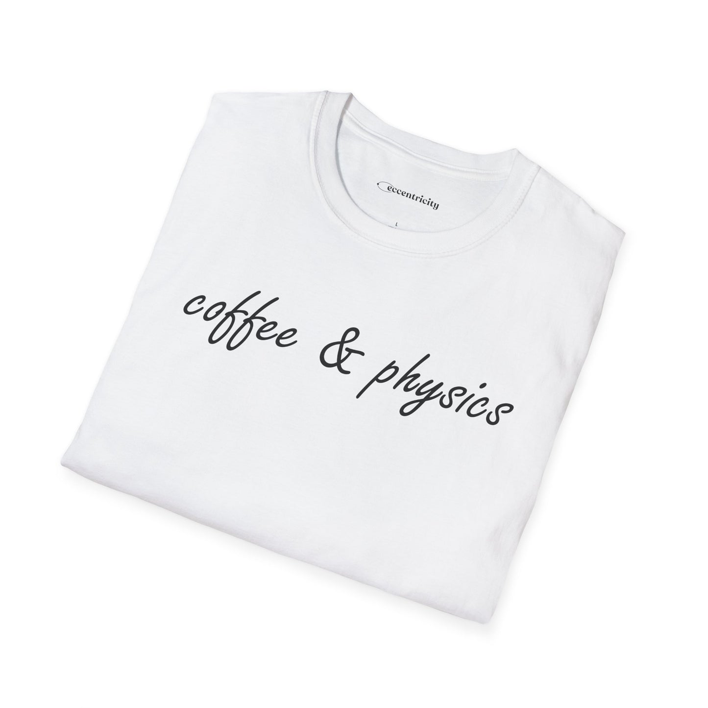 "Coffee & Physics" Unisex Softstyle Tee