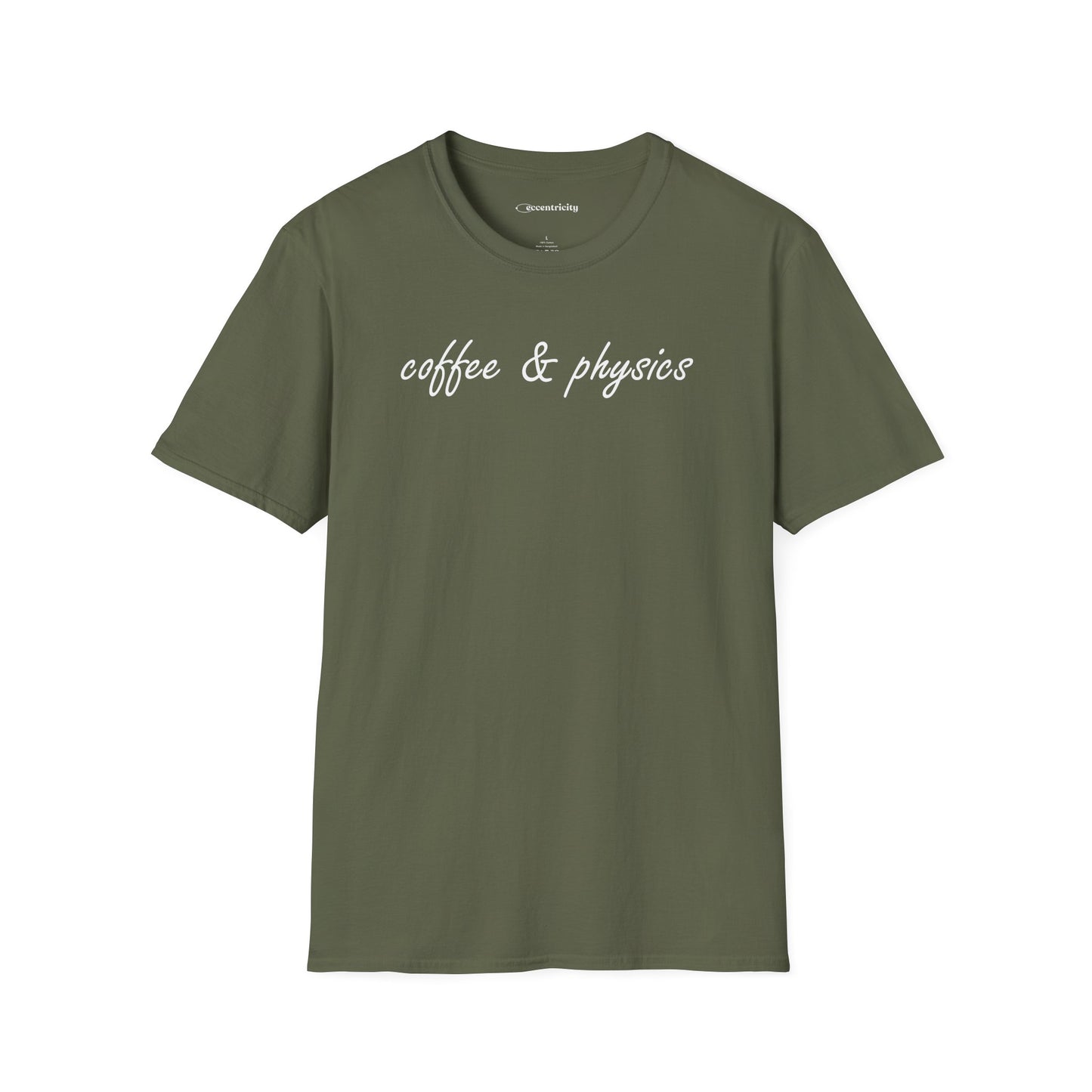 "Coffee & Physics" Unisex Softstyle Tee