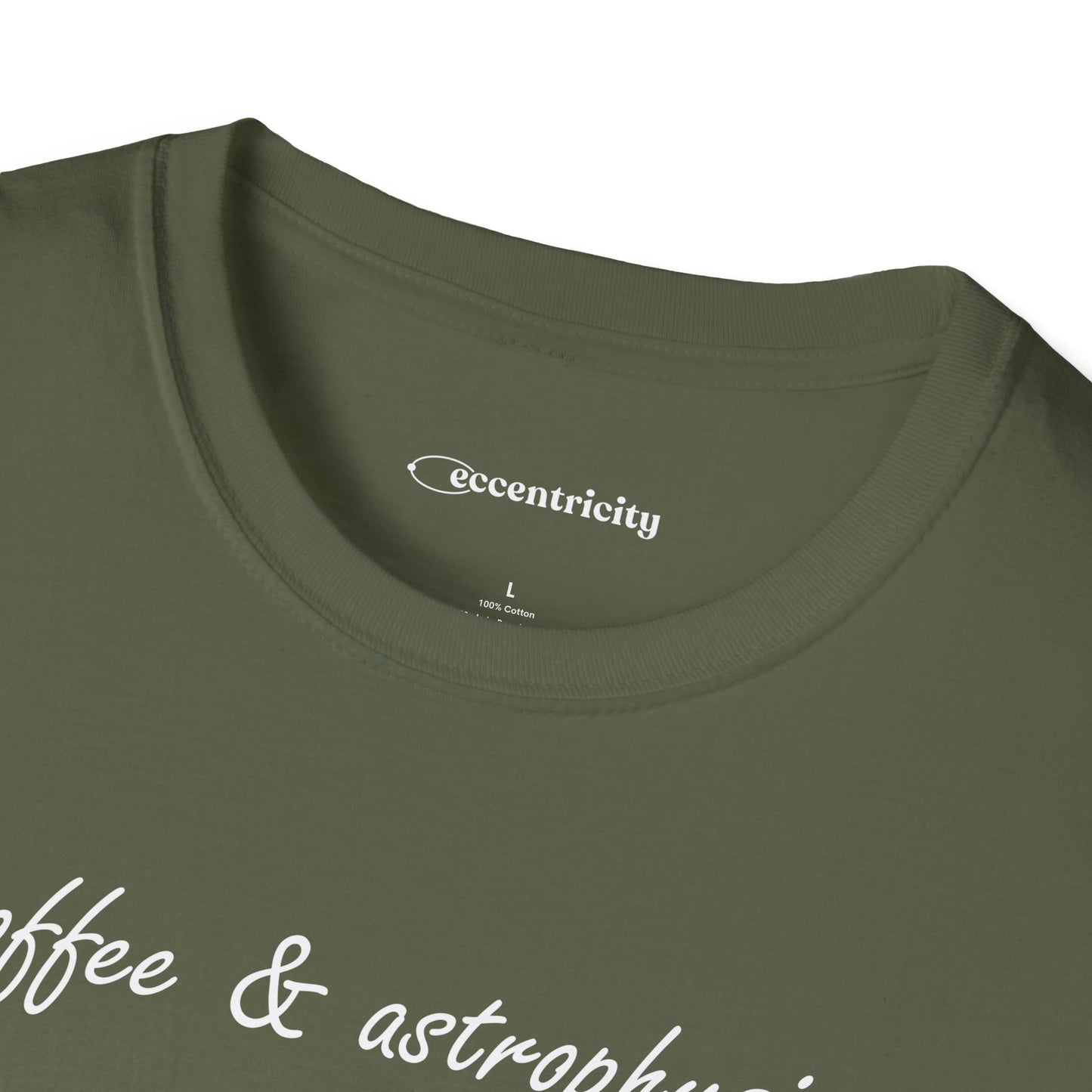 "Coffee & Astrophysics" Premium Physics Shirt