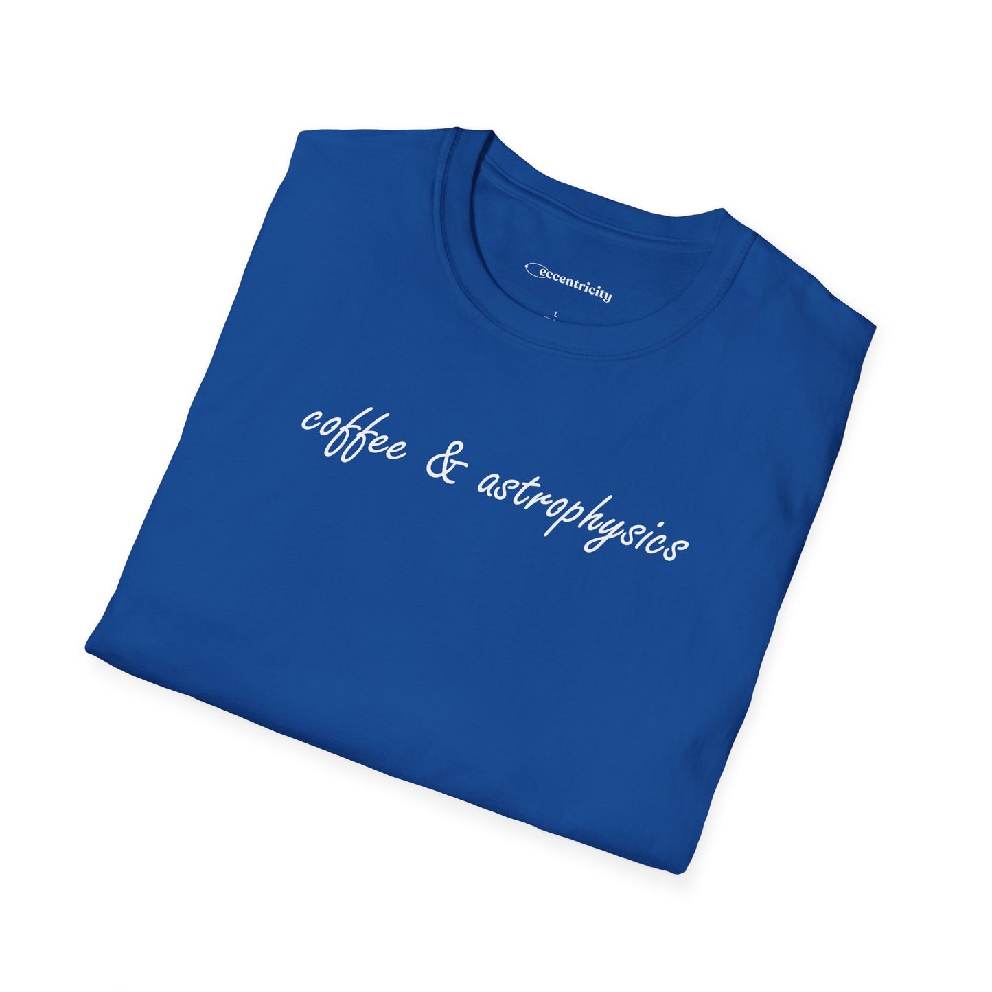 "Coffee & Astrophysics" Premium Physics Shirt