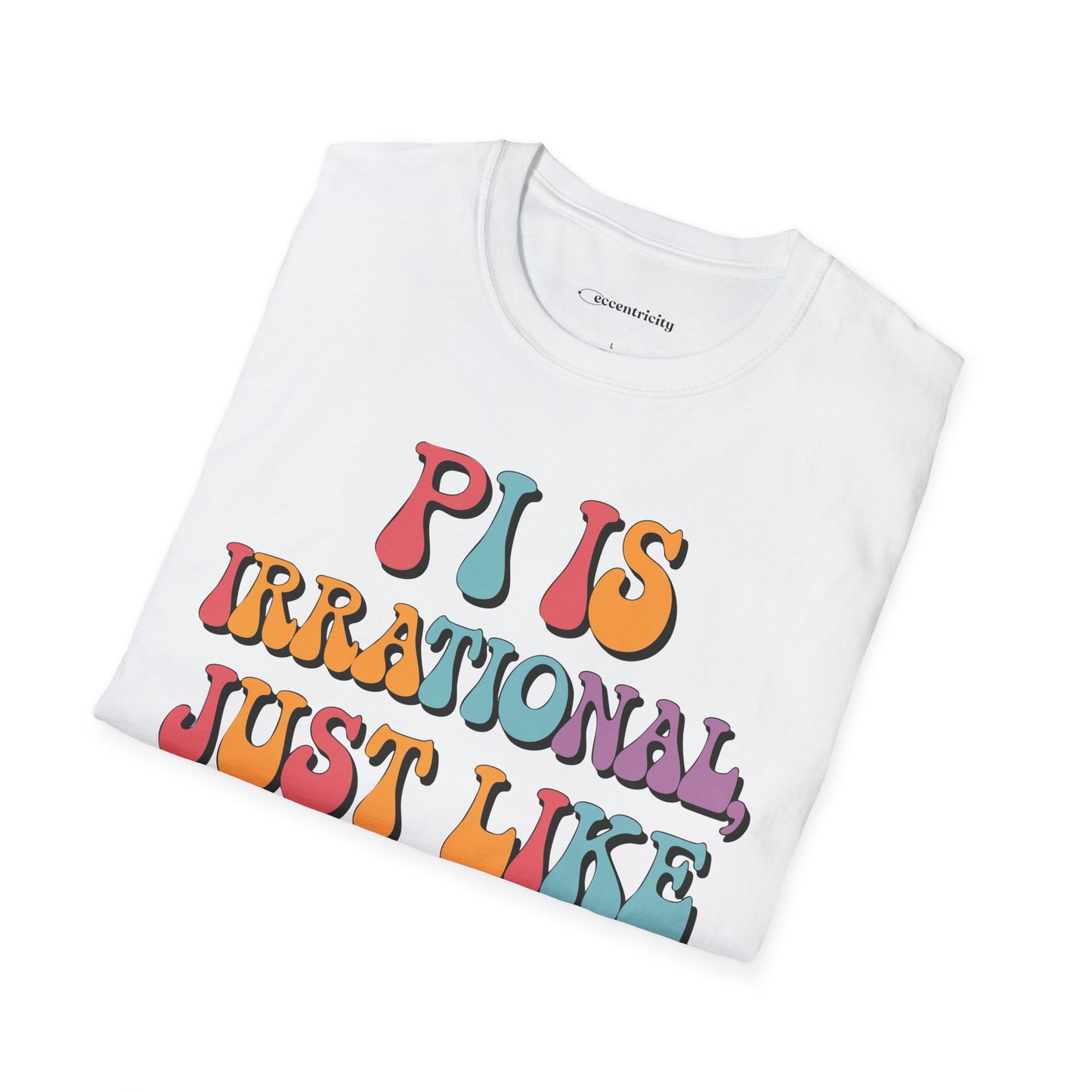 "Pi is Irrational 70s" Premium Physics Shirt