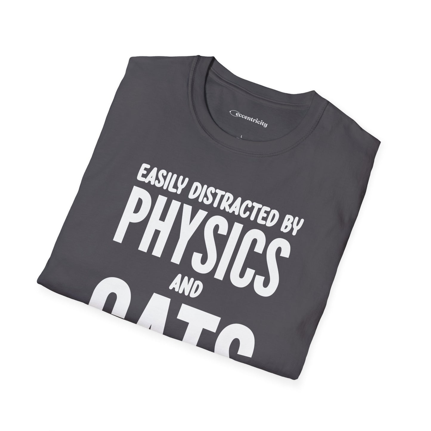 Easily Distracted by Physics and Cats - Premium Physics Shirt