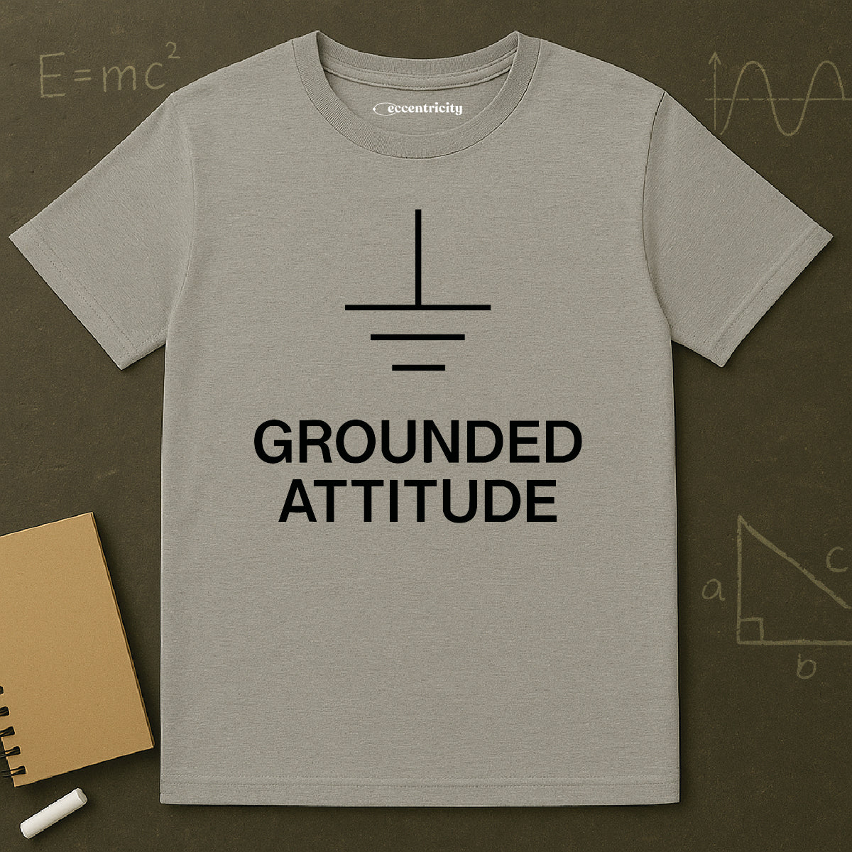 Grounded Attitude - Premium Physics Shirt