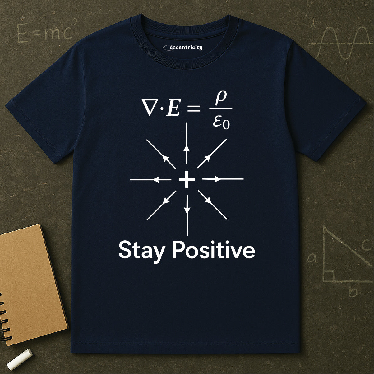 "Equation-Stay Positive" - Premium Physics Shirt