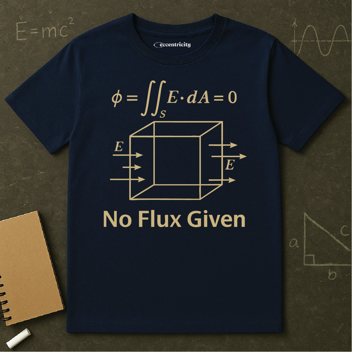 "No Flux Given" - Premium Physics Shirt