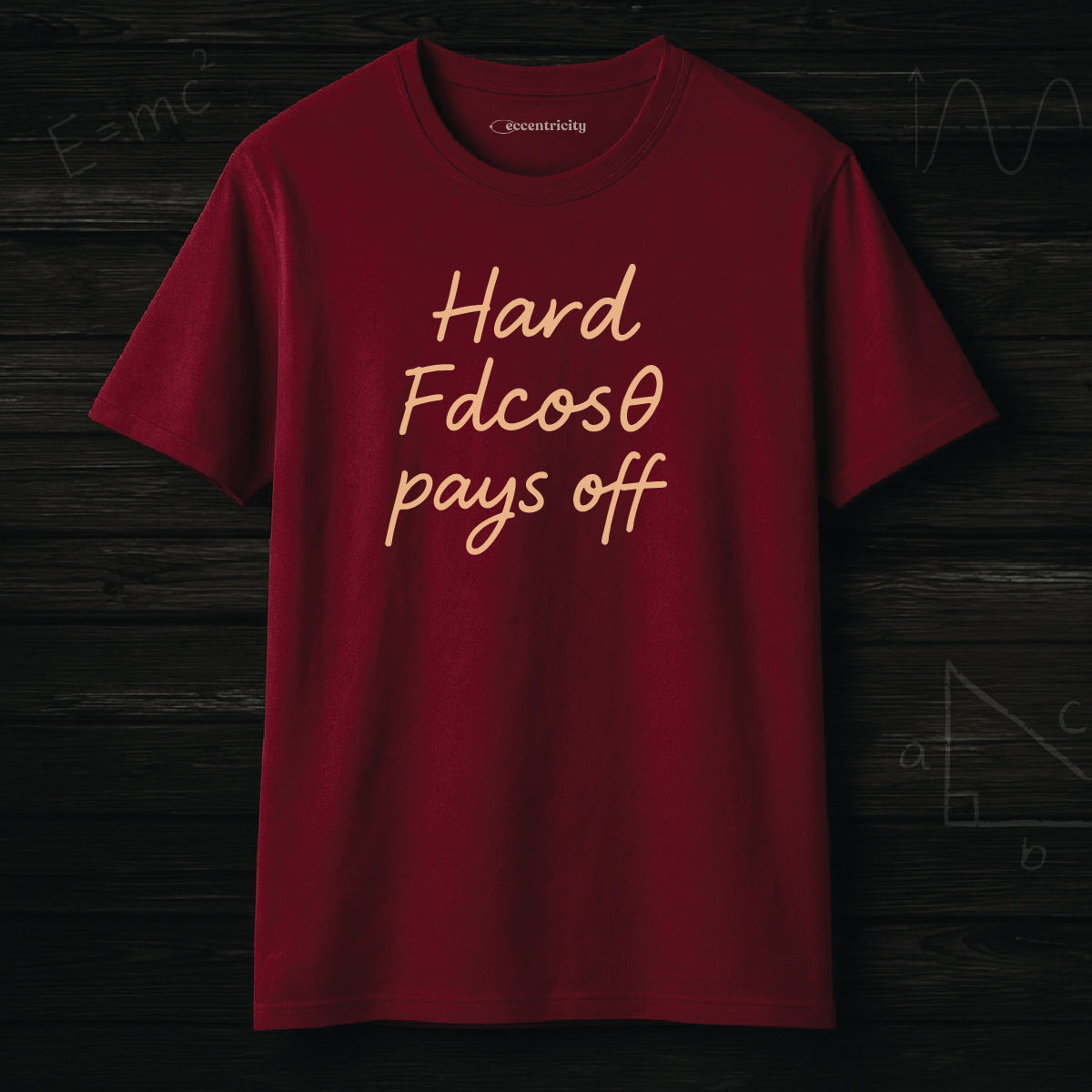"Hard Work (Fdcosθ) Pays off" - Premium Physics Tee